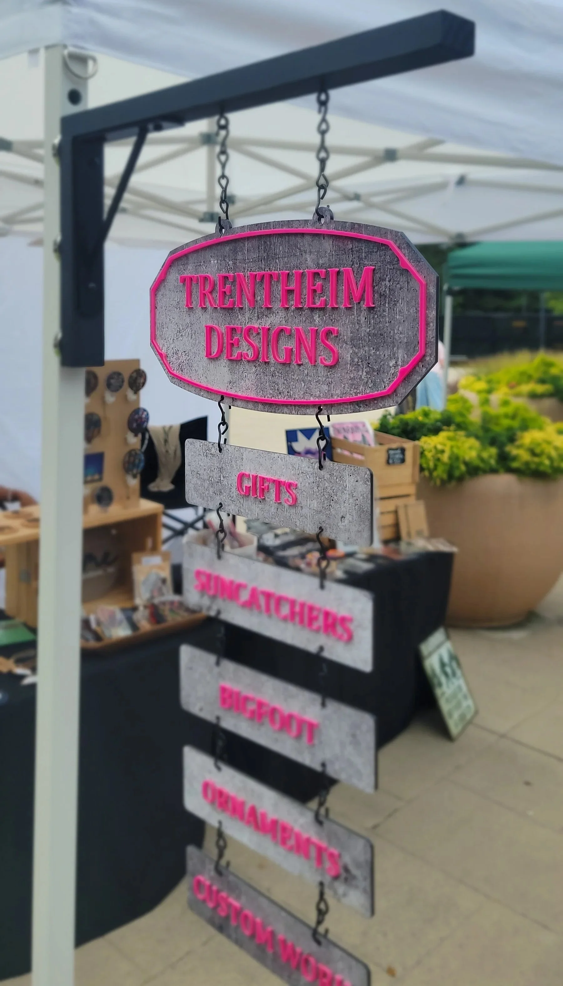 Custom Sign for Pop-up