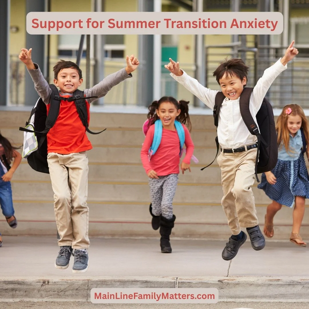 As the school year comes to an end, many kids will start to feel the excitement of summer, but also anxiety. 

The transition into summer can bring a lot of uncertainty, such as a change in routine, brand new activities, stress about overnight camp a