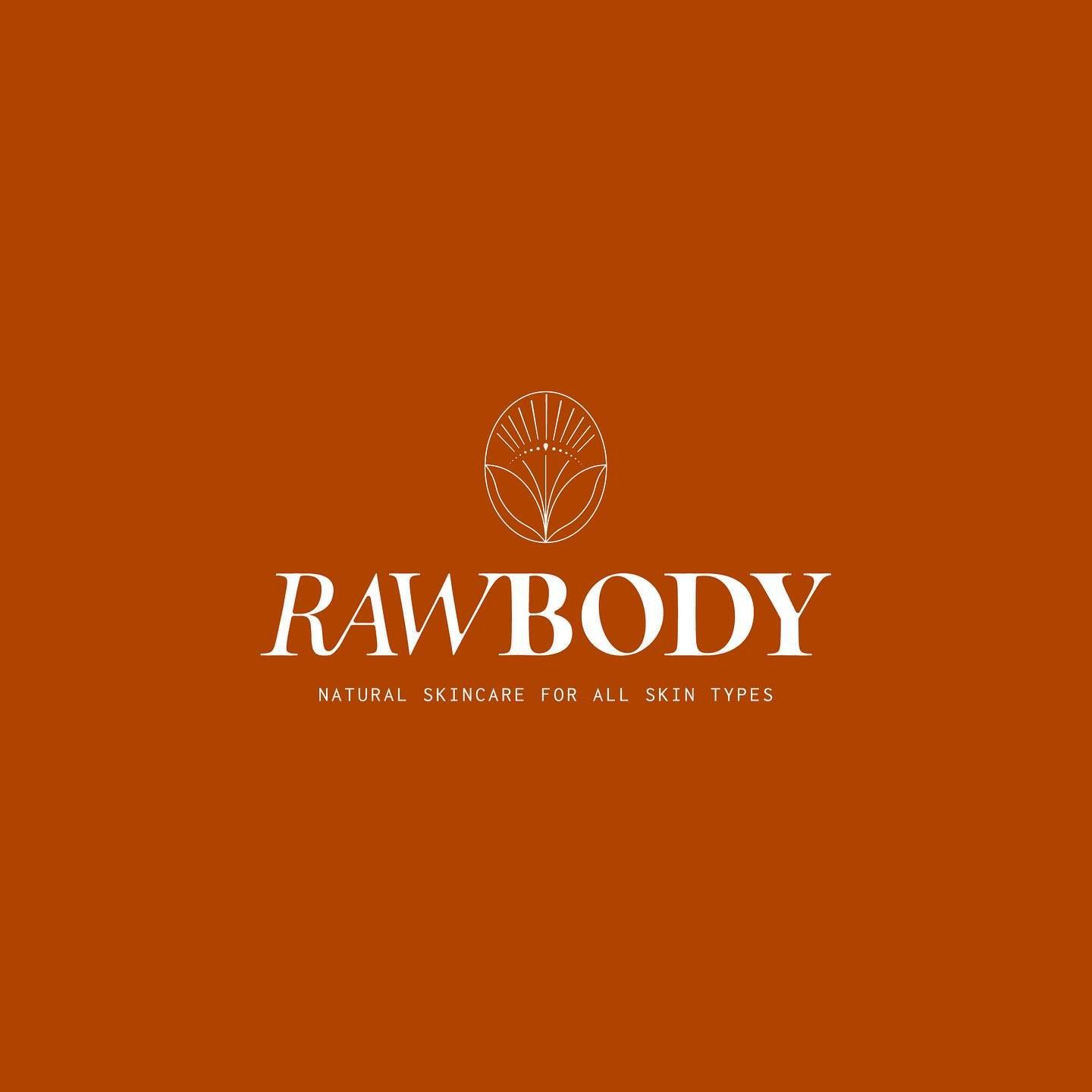 Logo design for @rawbody.official - a local Thai brand that specializes in creating naturally sourced skincare products and balms 🌱 My goal was to create an elevated brand identity that&rsquo;s timeless, sophisticated and feminine 💟