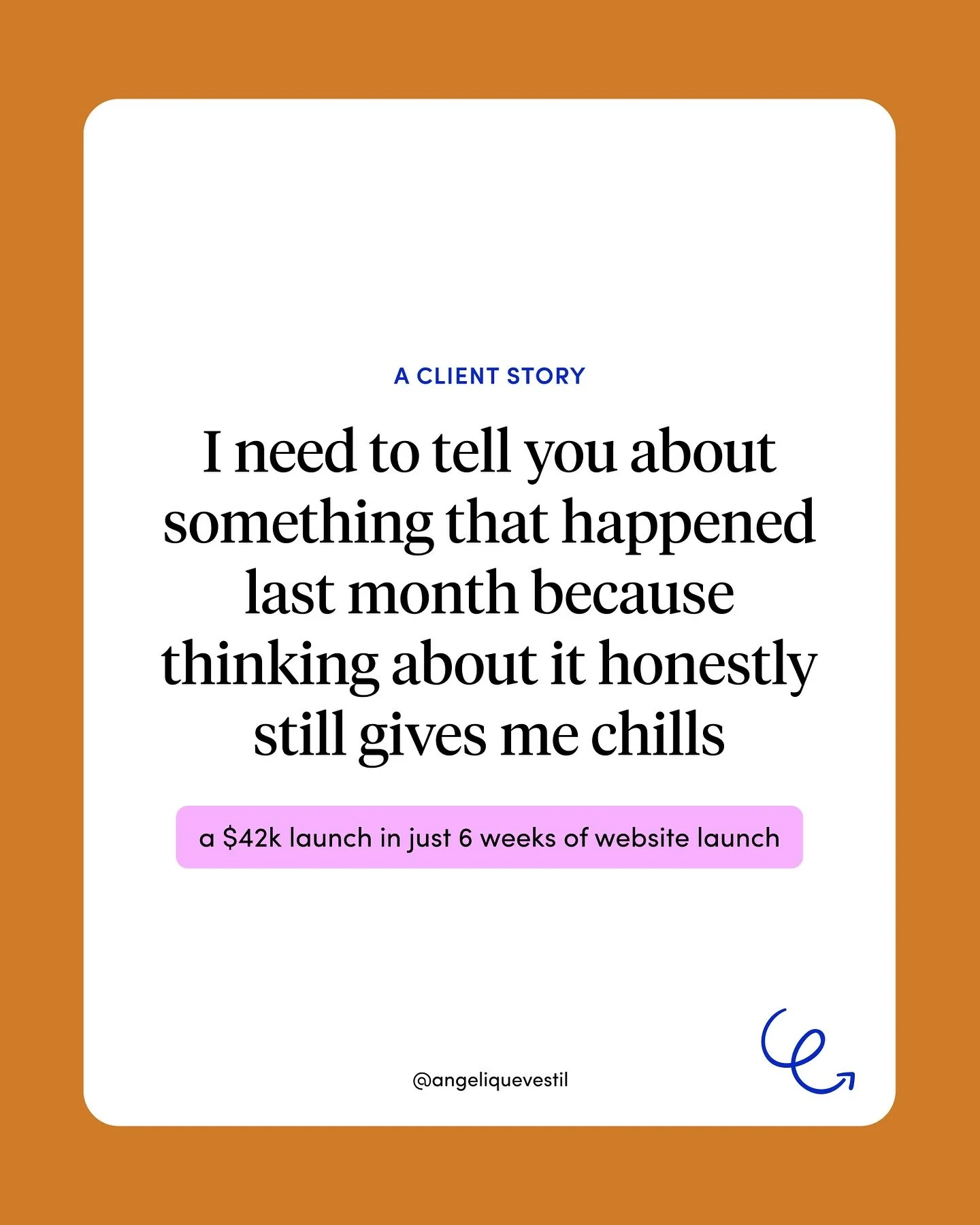 She booked out her entire 12-week program in 6 weeks after launching her new website. Swipe to see what actually changed &rarr;

Spoiler: it wasn&rsquo;t just about making it &ldquo;pretty&rdquo;

We rebuilt her site with strategic positioning so her
