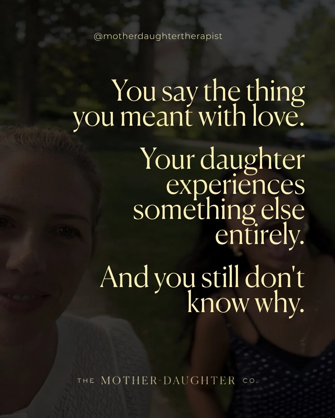 You are not failing her.
You are loving her in the only language you were ever shown.
But love expressed as protection doesn&rsquo;t always land as love on the other side. And nobody ever showed you what she actually needs to feel loved by you.
That 