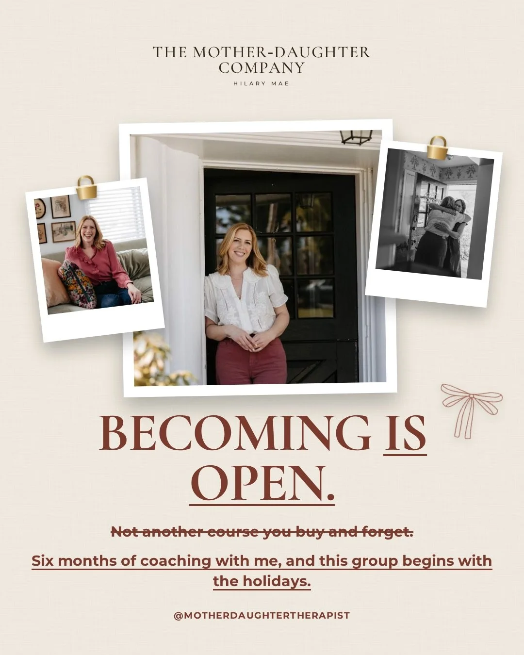This is the room.

Not a room for perfect mothers. A room for mothers who decided to be the one who leads, wherever she is with her daughter.

Some of the women inside haven&rsquo;t heard from their daughters in years. Others see them every Sunday an