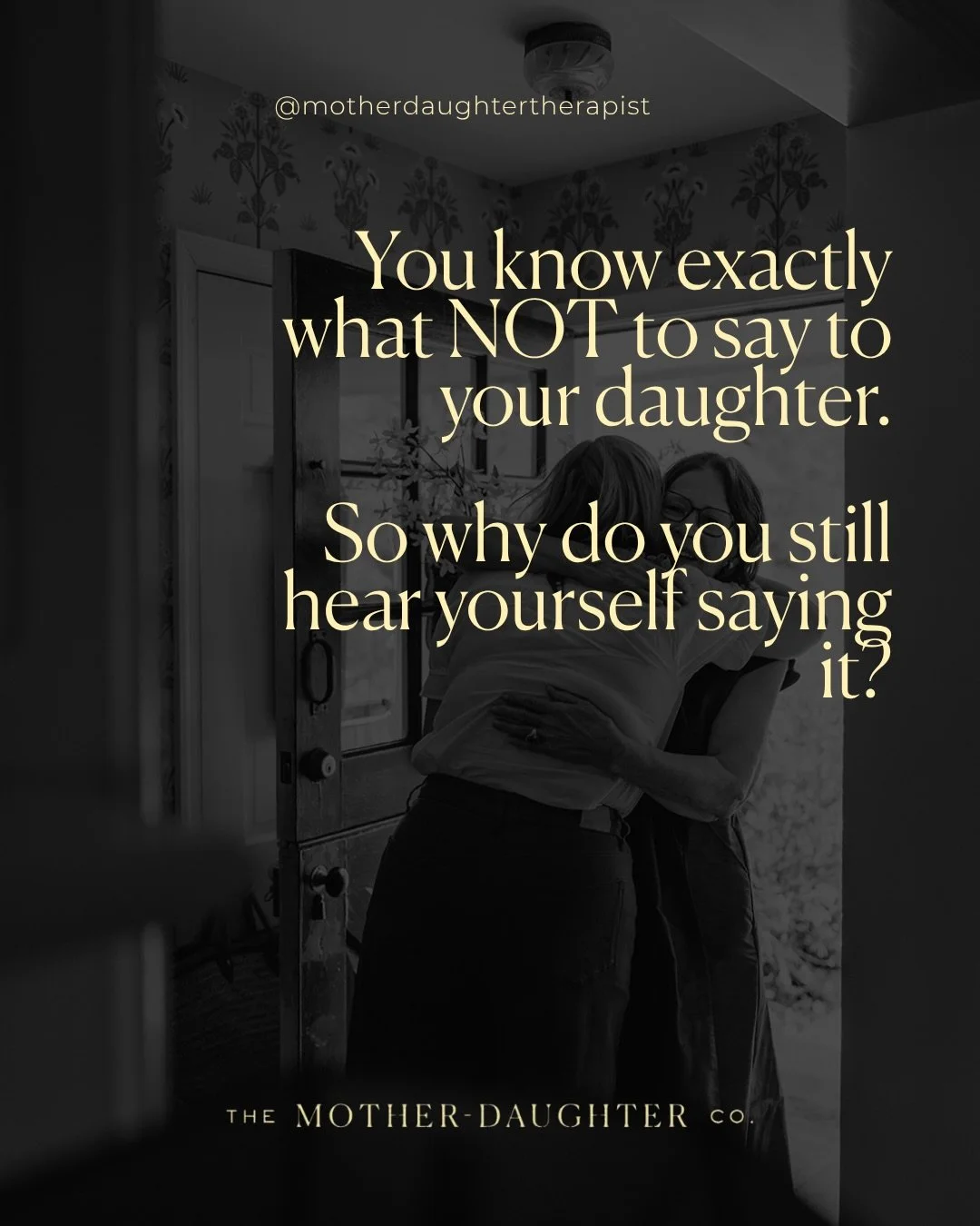 You promised yourself you wouldn&rsquo;t do it again.
You wouldn&rsquo;t interrupt.
You wouldn&rsquo;t explain why you said what you said.
You wouldn&rsquo;t turn the conversation into a defense of everything you&rsquo;ve done for her.

And you meant