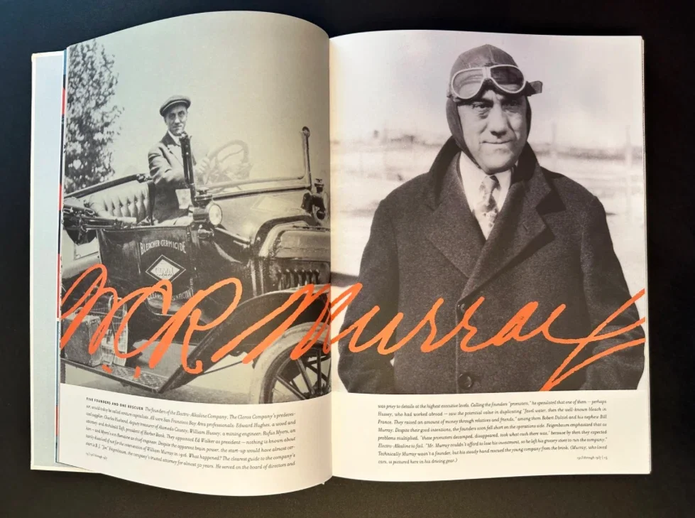 layout for business history book