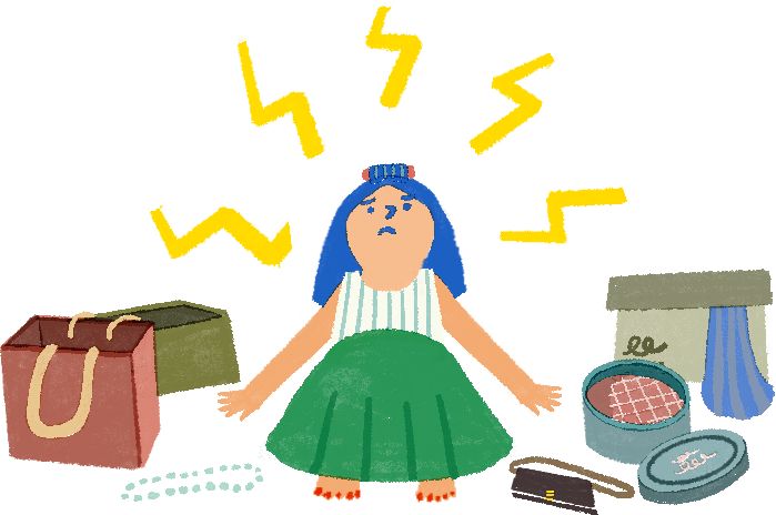 消費者面對過度消費與重複購買的焦慮感，長腳衣櫥 App 協助使用者快速比對衣櫥，節省時間與金錢。