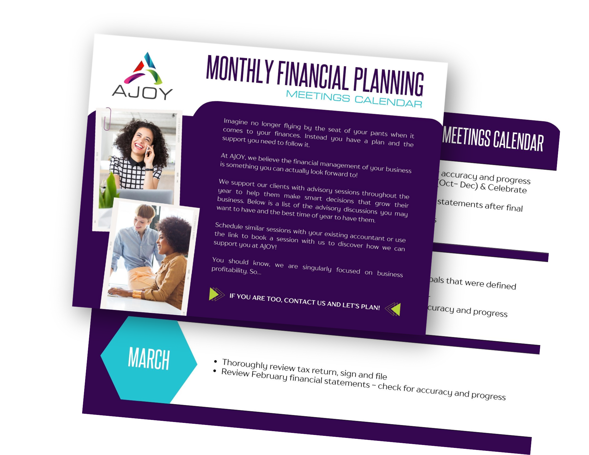 Financial Calendar AJOY