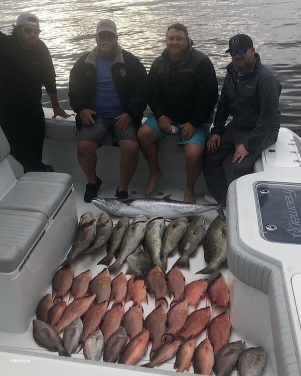 The fog didn&rsquo;t stop us from doing what we do best! ￼
￼
 

@freemanboatworks 
@laramystricklandfishing 
@capt_g_fishingflorida 
@petespier 
@yamahaoutboards 
@sodiumfishinggear 
@fish_shimano_north_america 

 #fishingflorida #fishingfloridachart