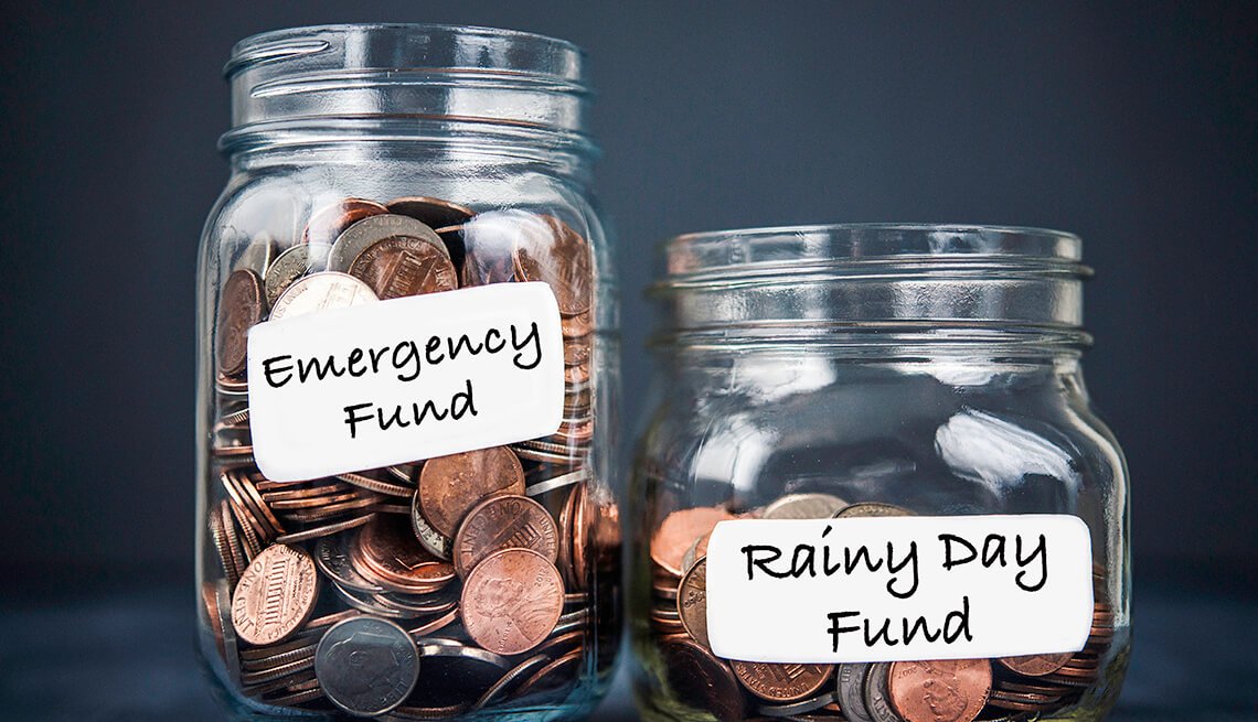 The importance of an emergency fund and a rainy day fund.