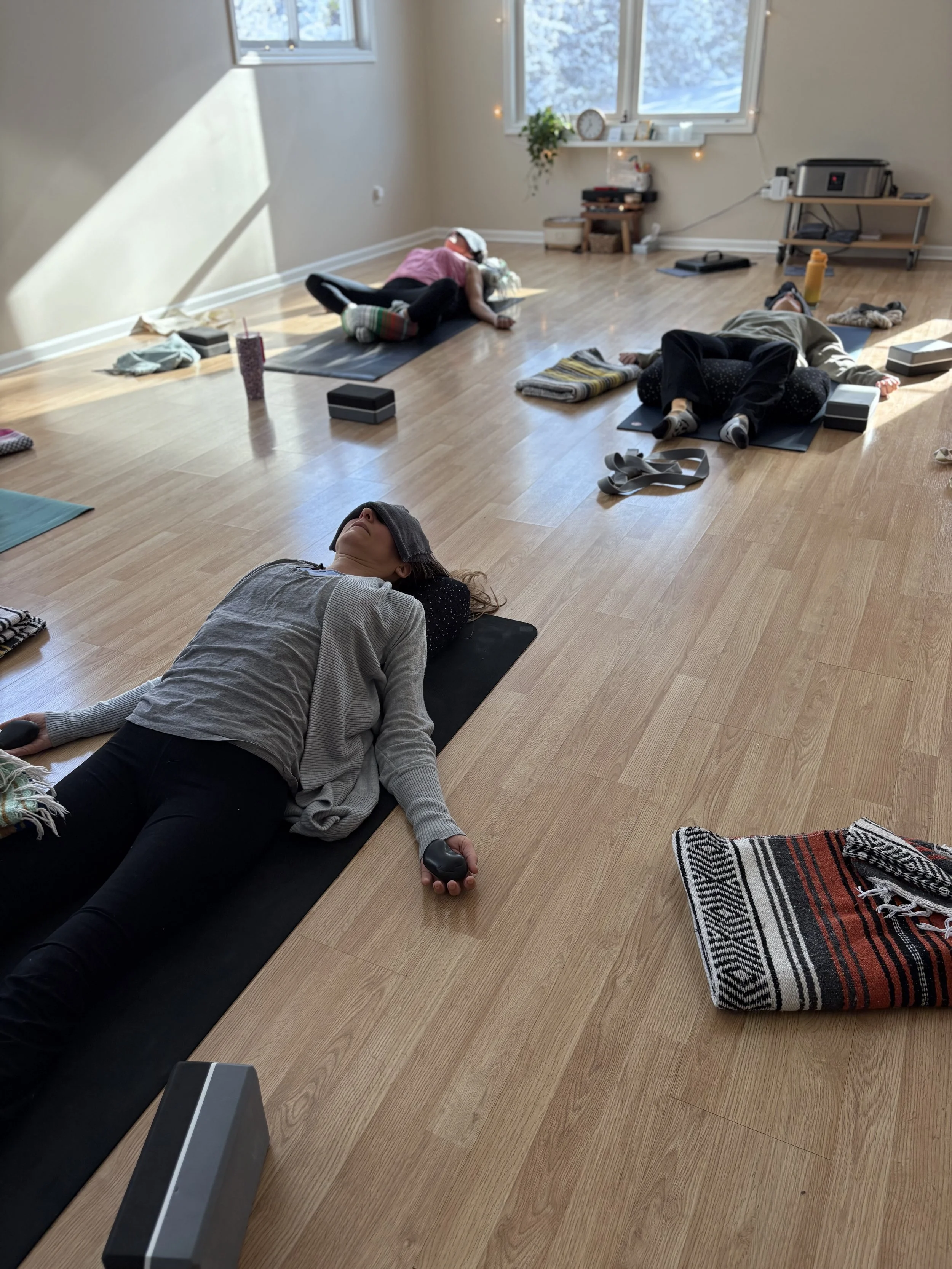 Yoga Nidra + Sound Healing: April 4 @5:30PM (75 minutes) $44/ person - no virtual