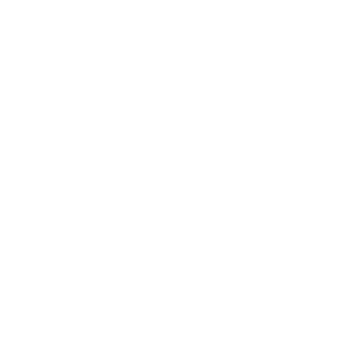 Silhouette of six people holding hands in a circle.