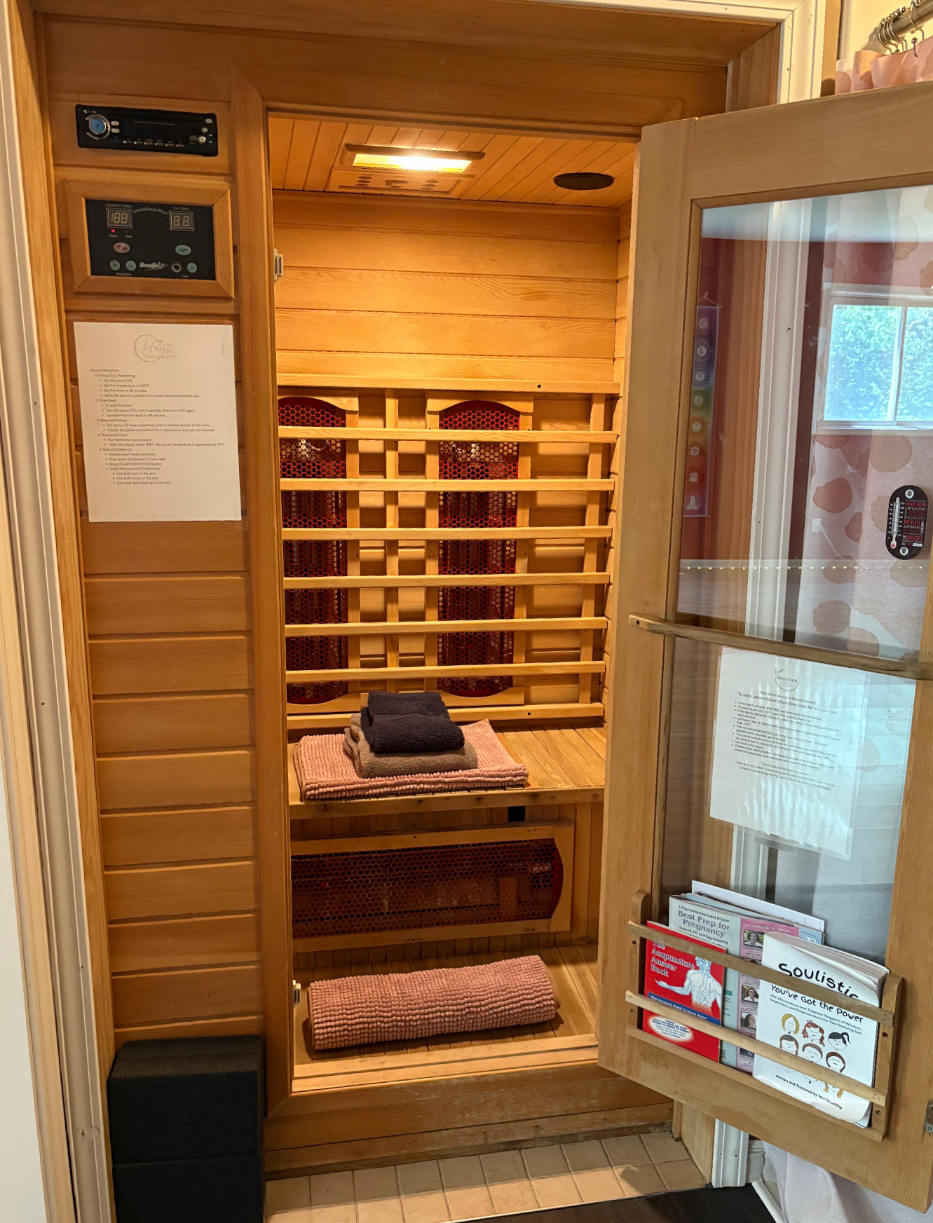 Image of two person sauna in Grand Rapids Michigan