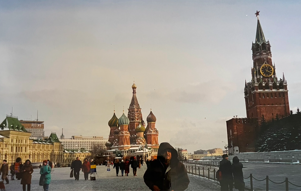 Julian in Moscow.