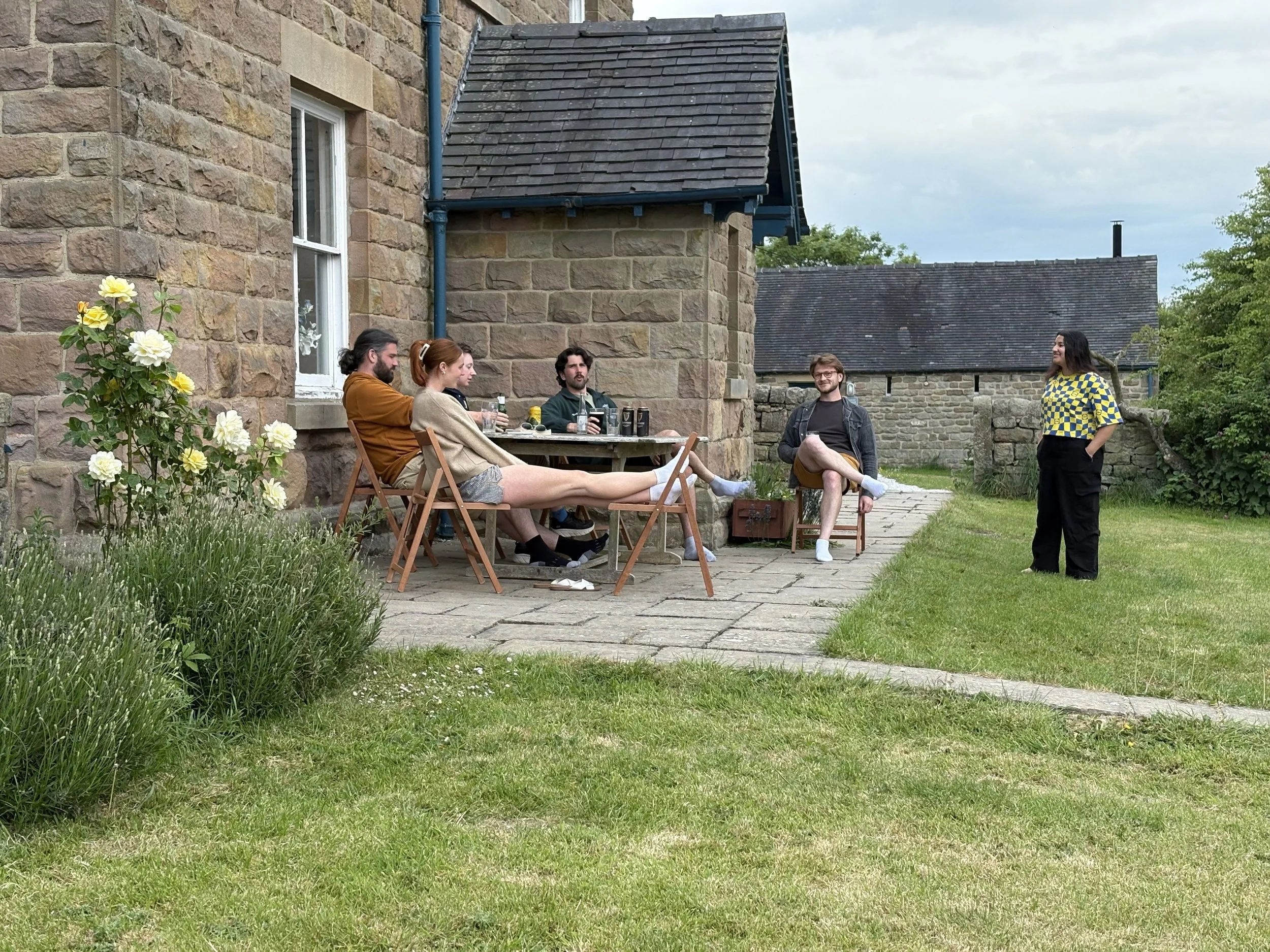 Enjoying the fresh air!