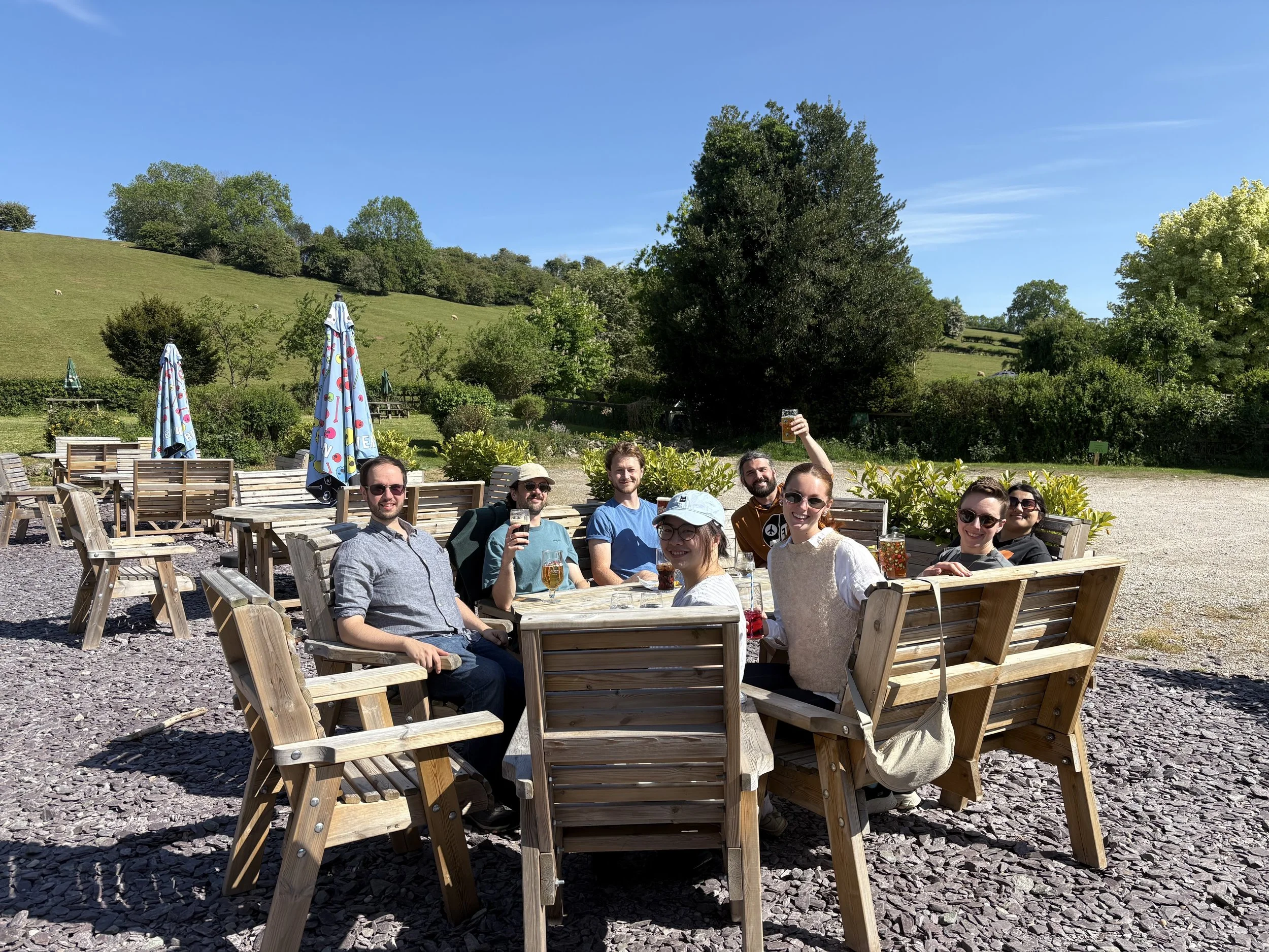 What a better way to finish a hike? with a pint!