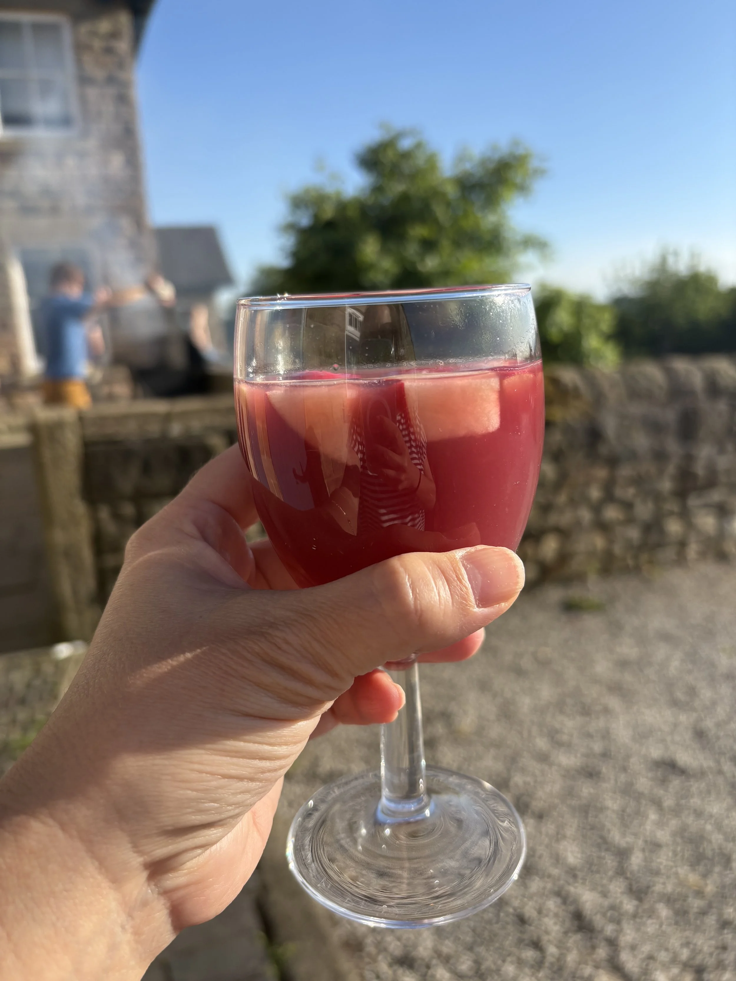 With good Sangria of course!