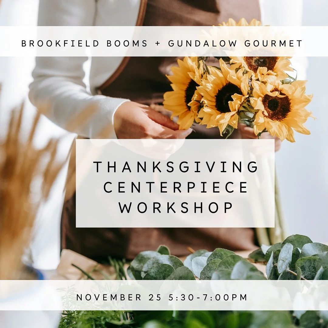 🍂 🌻 It&rsquo;s back- your favorite floral workshop of the year: Thanksgiving centerpieces with @gundalow_gourmet! Join us for an evening of fun, friends and flowers. I&rsquo;ll walk you through creating your very own Thanksgiving centerpiece using 