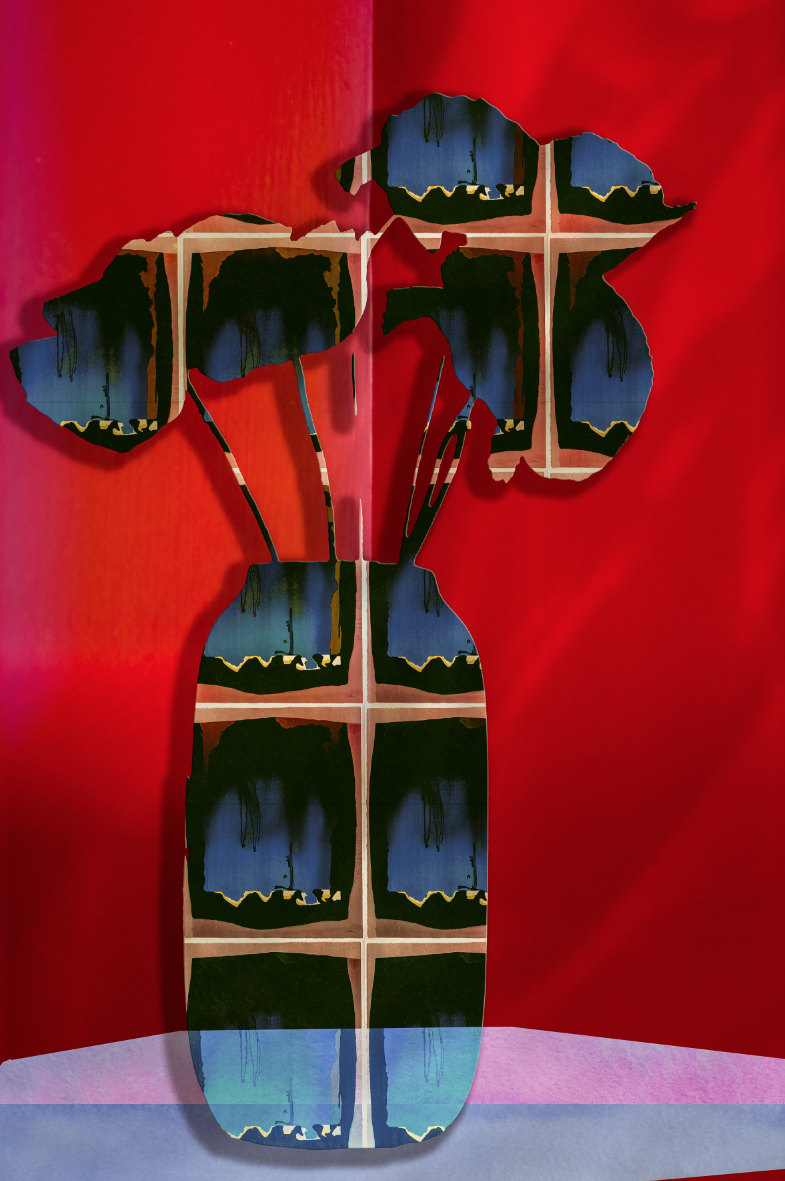 Red Plaid / Cut Flowers