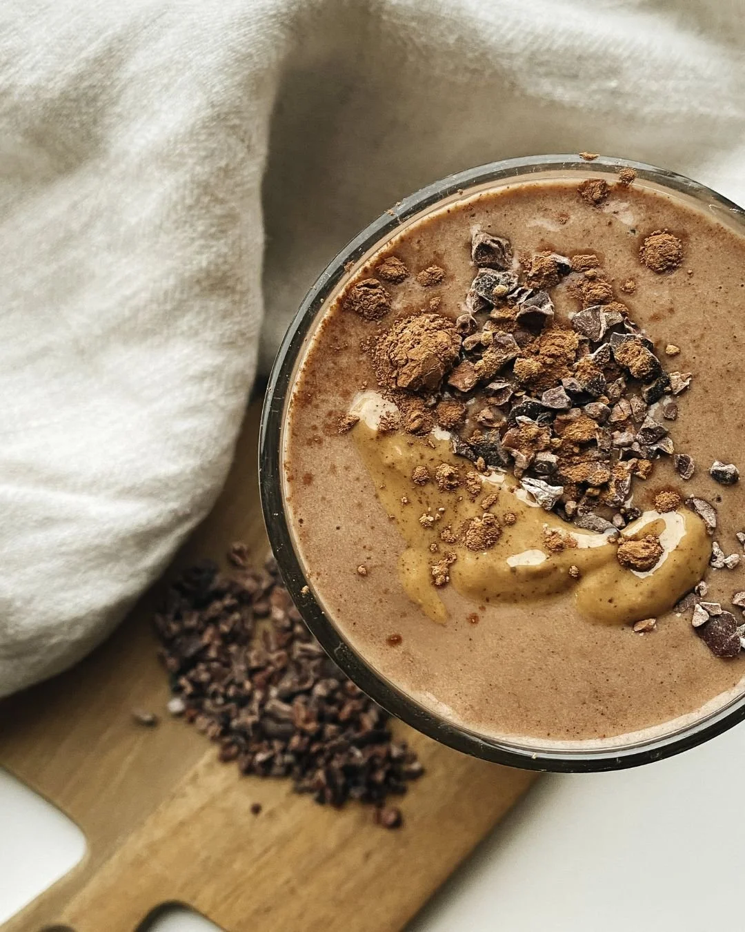 Järnrik chokladsmoothie, perfekt under första dagarna under menscykeln.