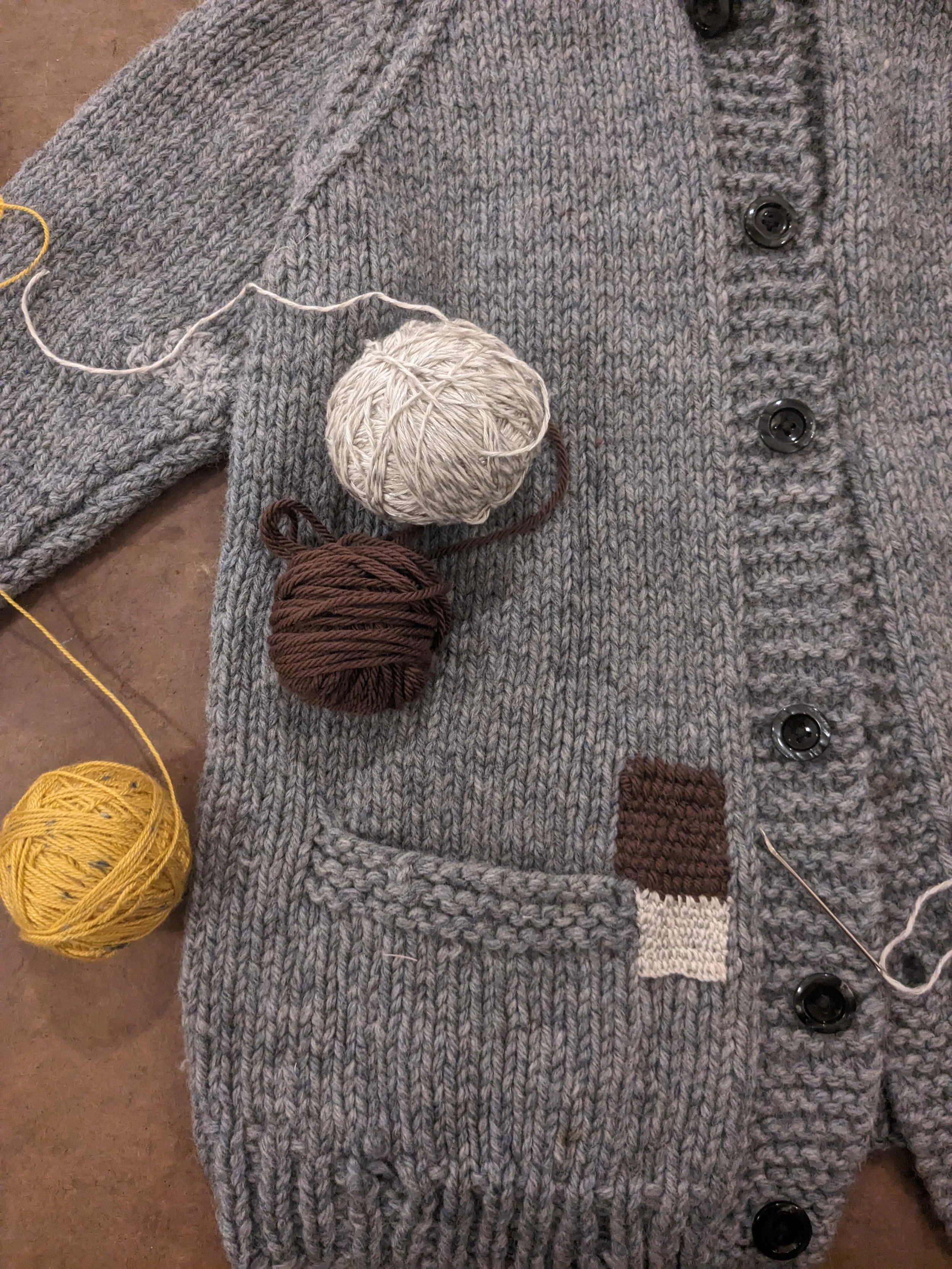 Grey cardigan - green and cream.jpg