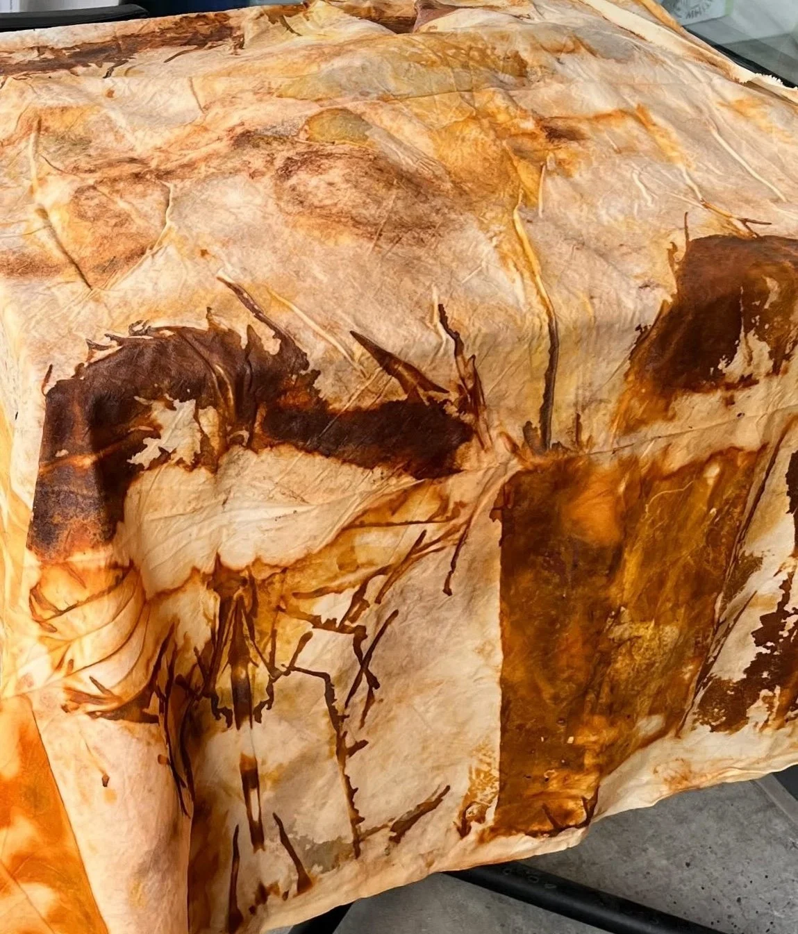Marks in Time: Exploring the Art of Rust Dyeing