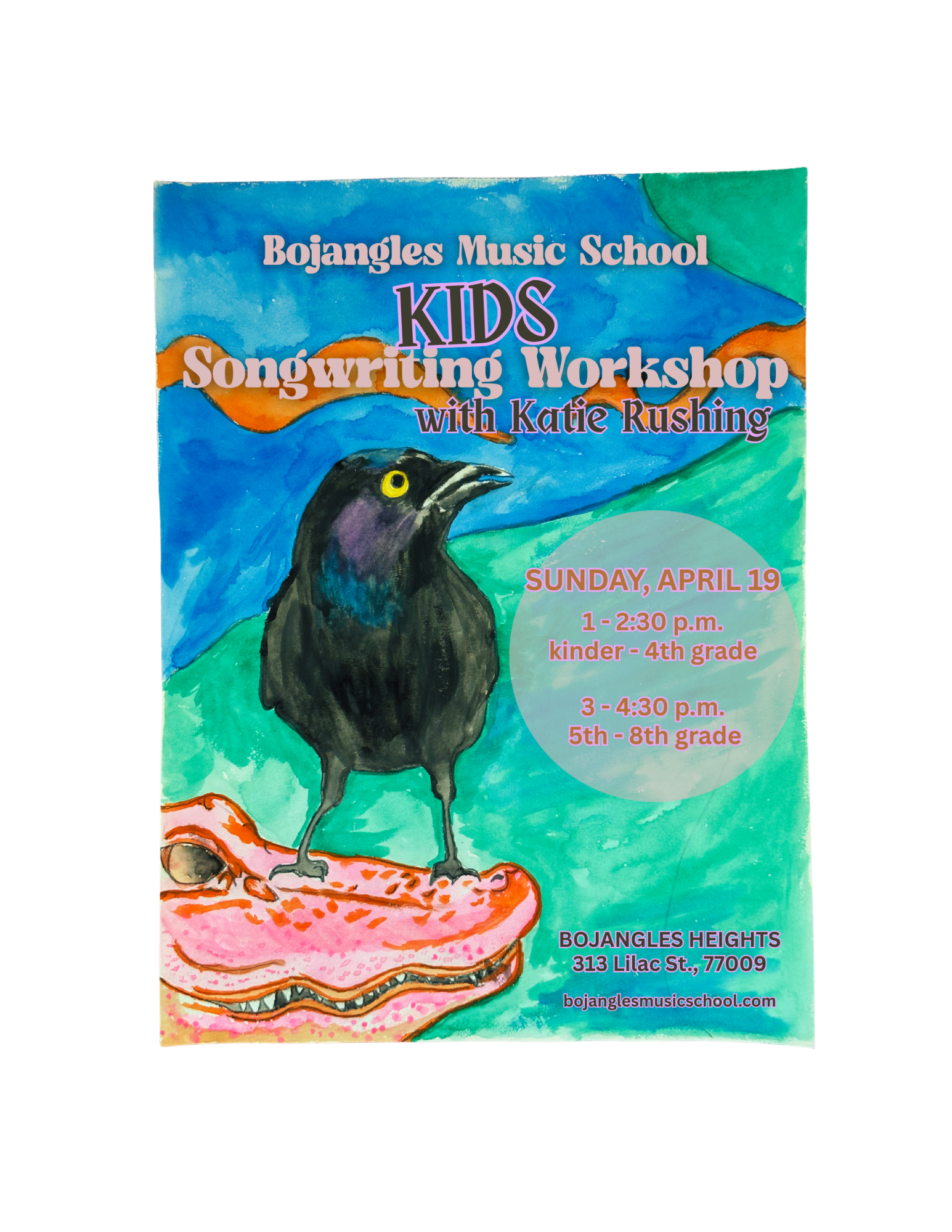 Bojangles Songwriting Workshop for KIDS