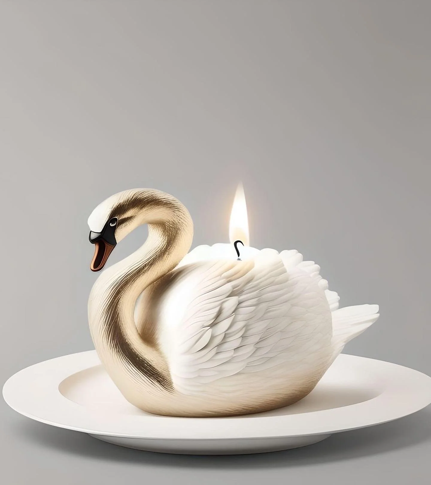 Swan Candle