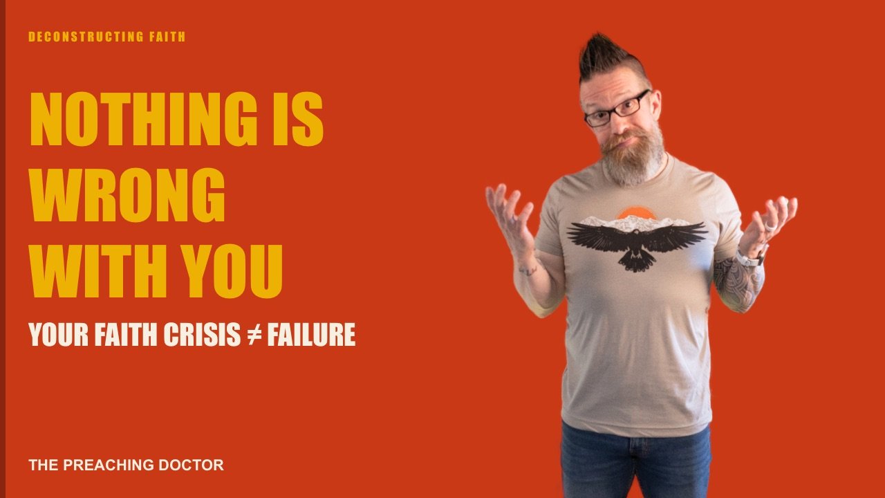 If you're in the middle of a faith crisis, this video is for you. Not a lecture. Not a five-step plan. A field guide — written by someone who's been out there himself and knows the territory.

We trace the wilderness across scripture (Moses, Elijah, 