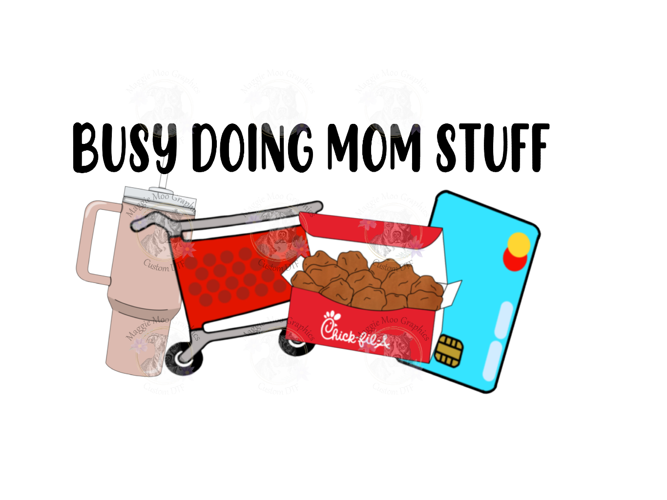 Bluey Busy Doing Mom Stuff Mugs