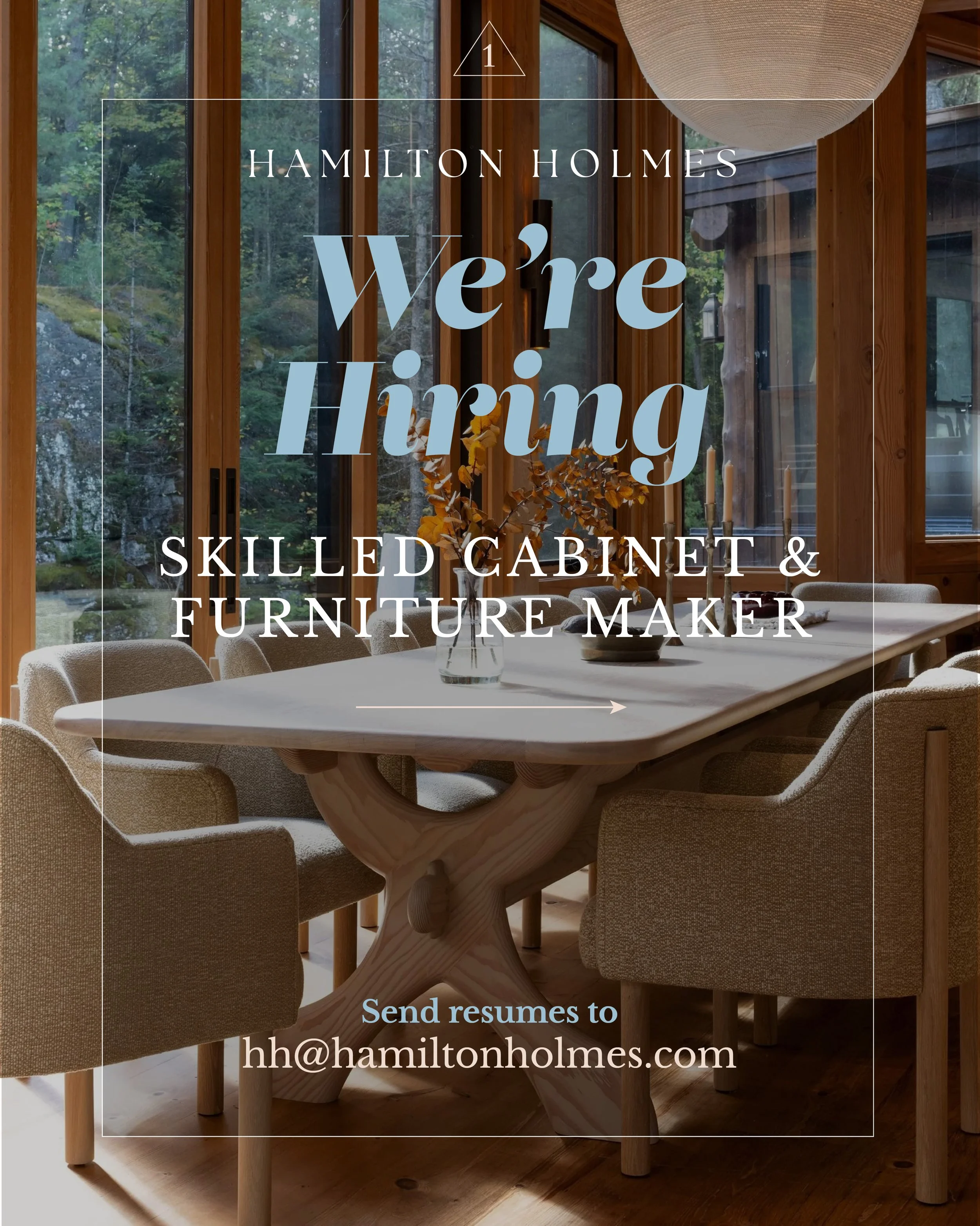 We’re Hiring: Skilled Cabinet &amp; Furniture Maker