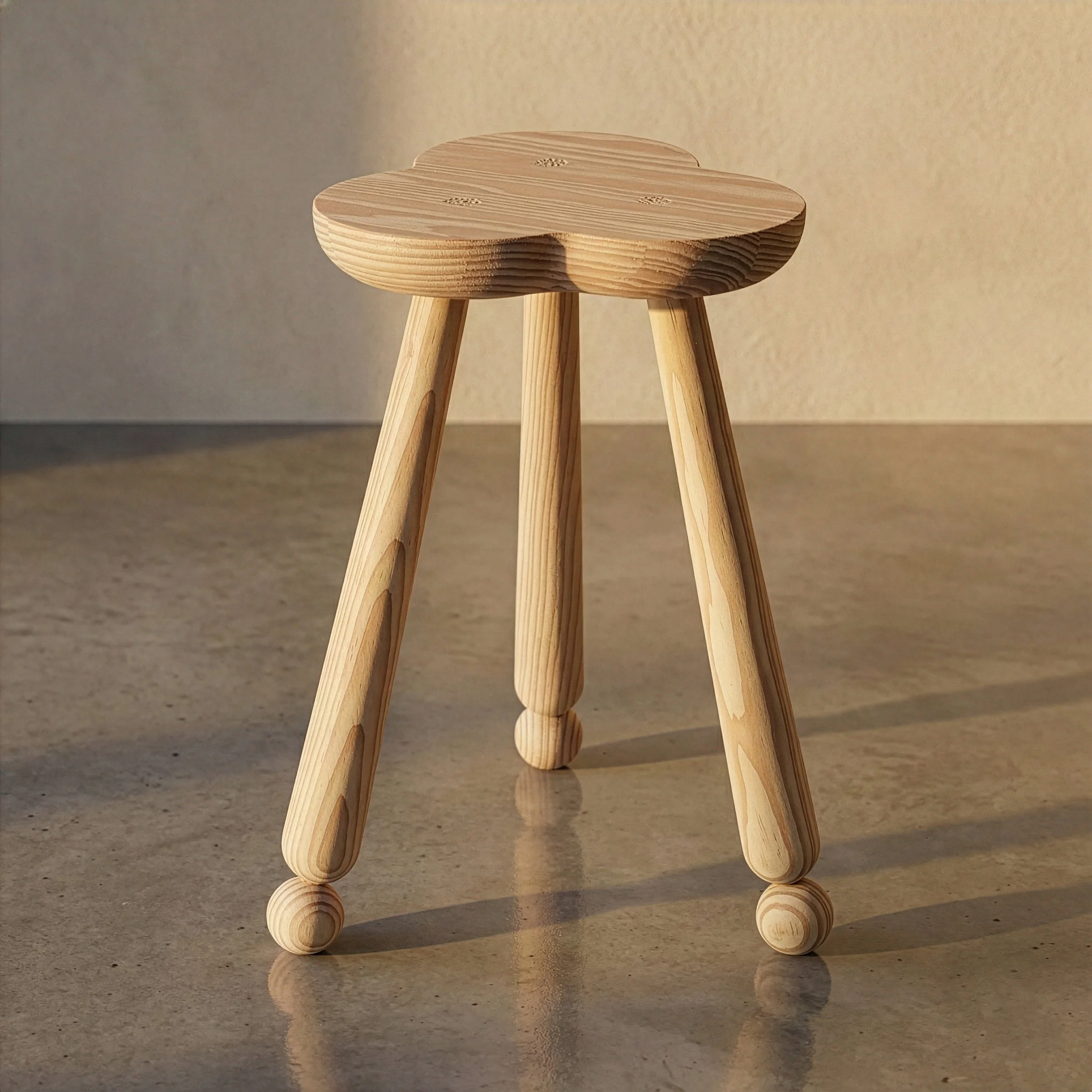 18” Clover Milking Stool - Douglas Fir