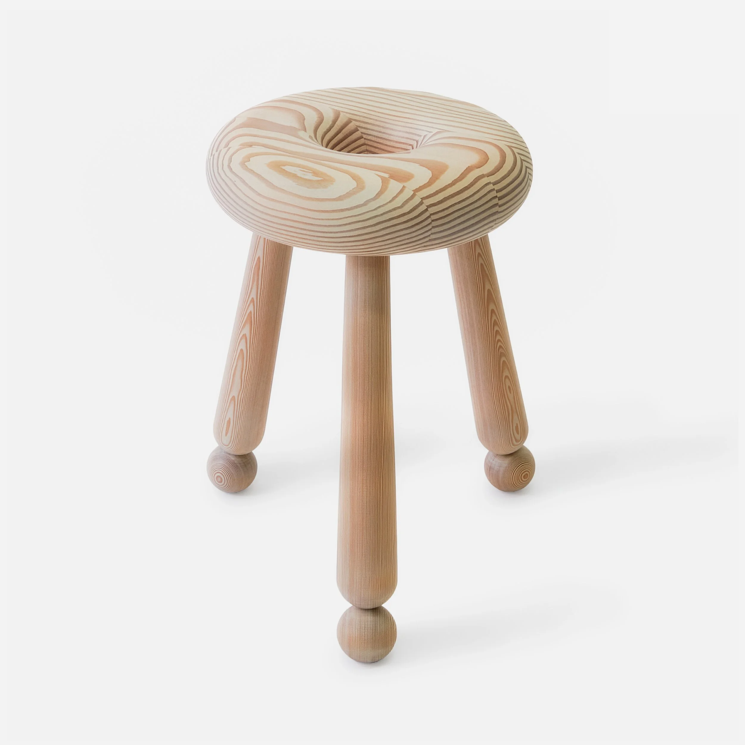 Doughnut Milking Stool - Douglas Fir