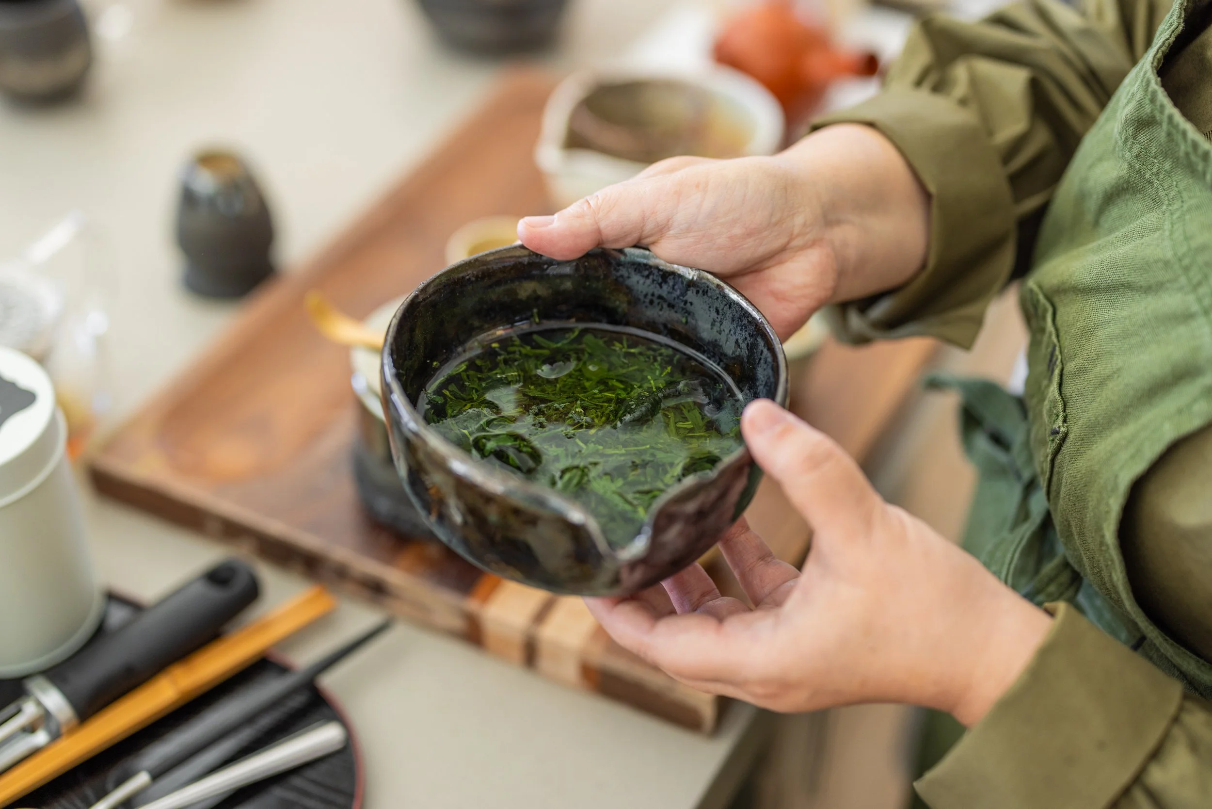 Japanese Tea Tasting by Tomoko Imade Dyen