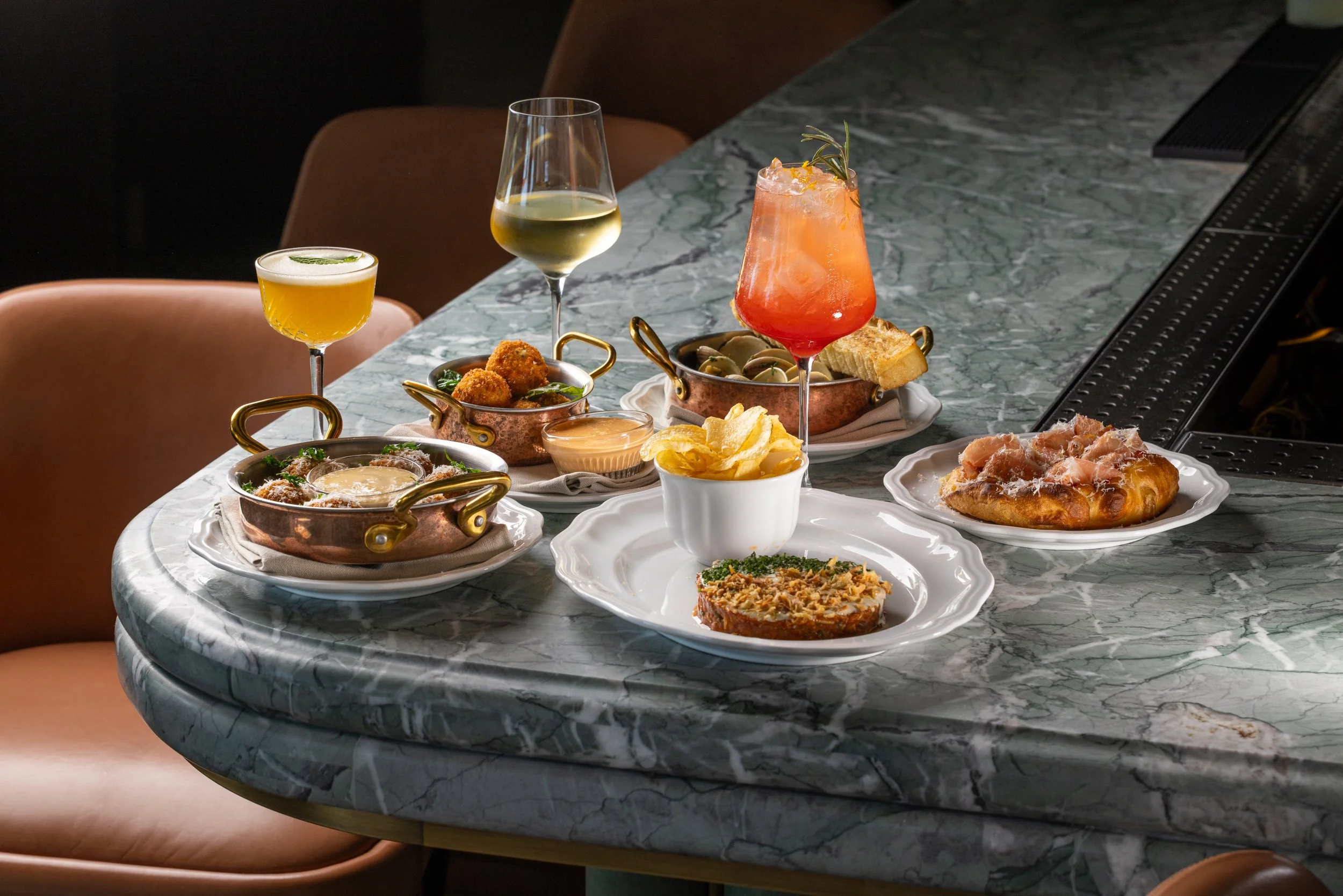 Coastal Italian cocktails happy hour photography Stan Lee