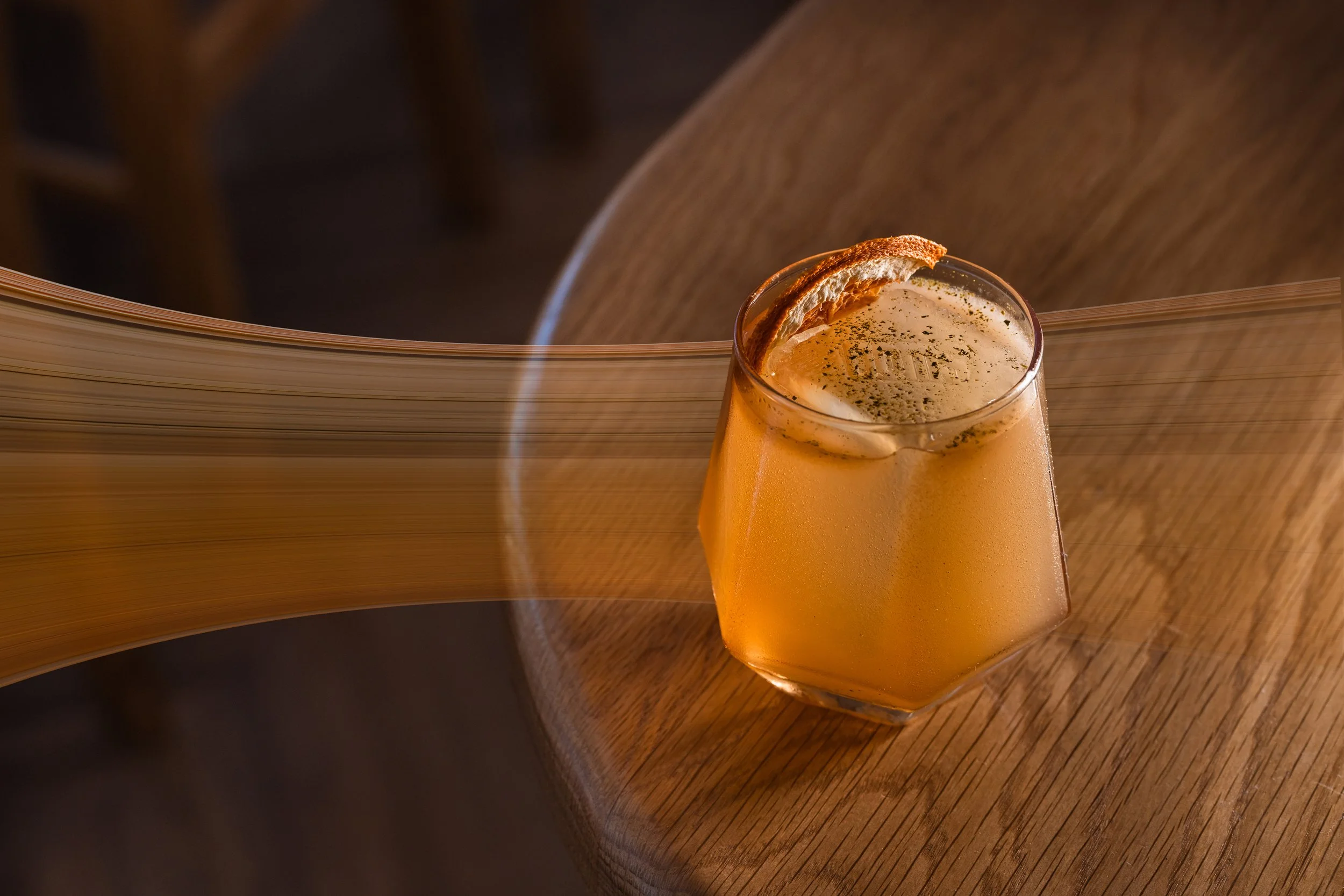 Commercial cocktail photography Doms Taverna Santa Barbara mixology