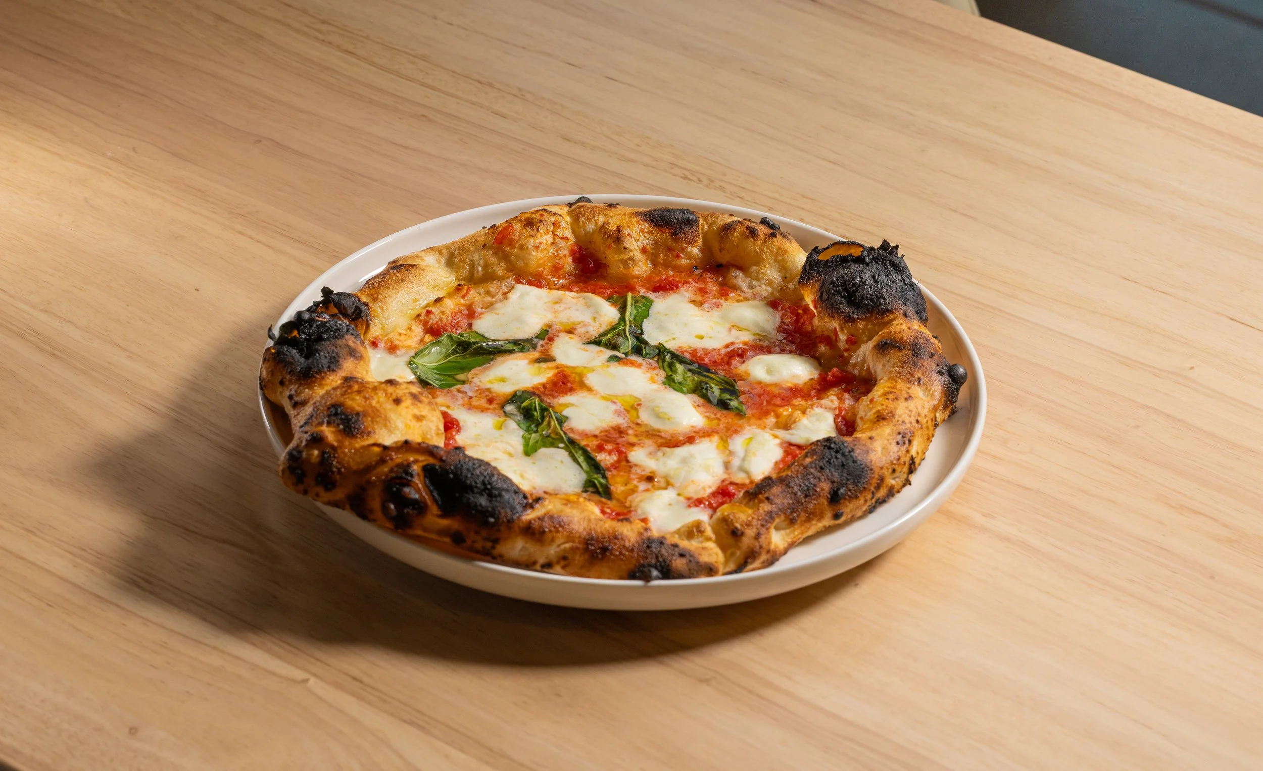 Tokyo style Neapolitan pizza food photography Eater Los Angeles Chef William Joo