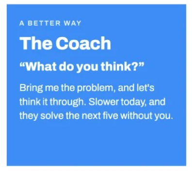Rethinking “Bring Me Solutions, Not Problems”