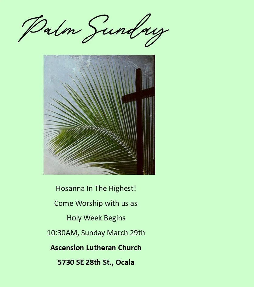 Palm Sunday