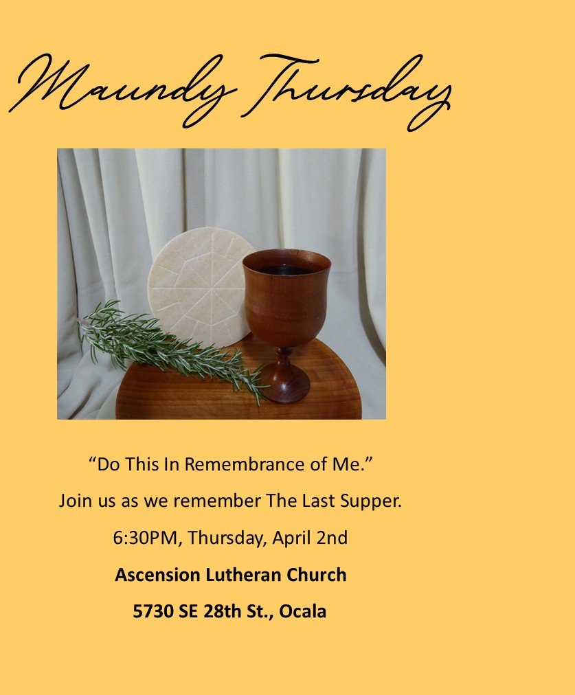 Maundy Thursday