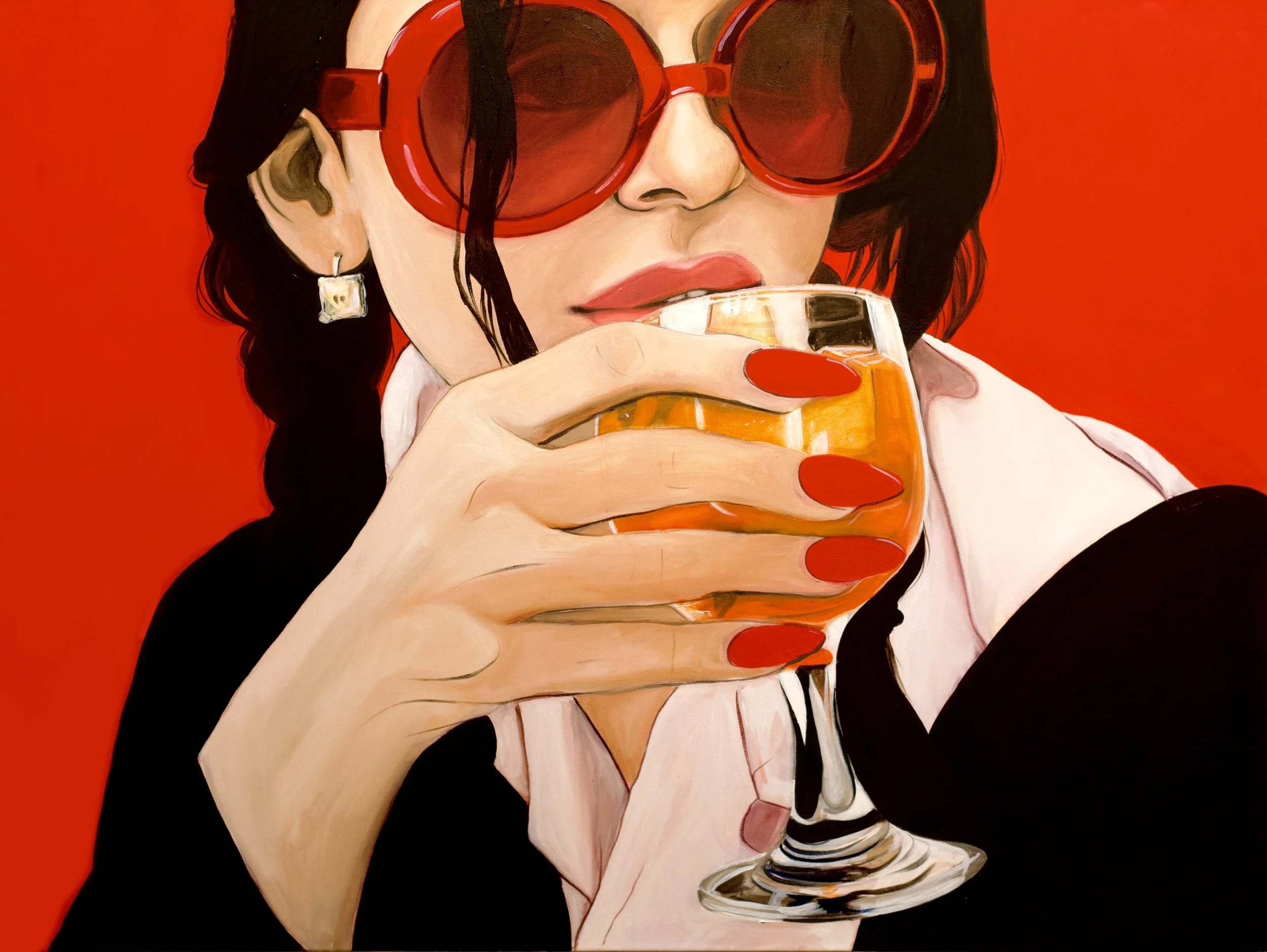 Spritz, oil on canvas, 36 x 48 in, 2025