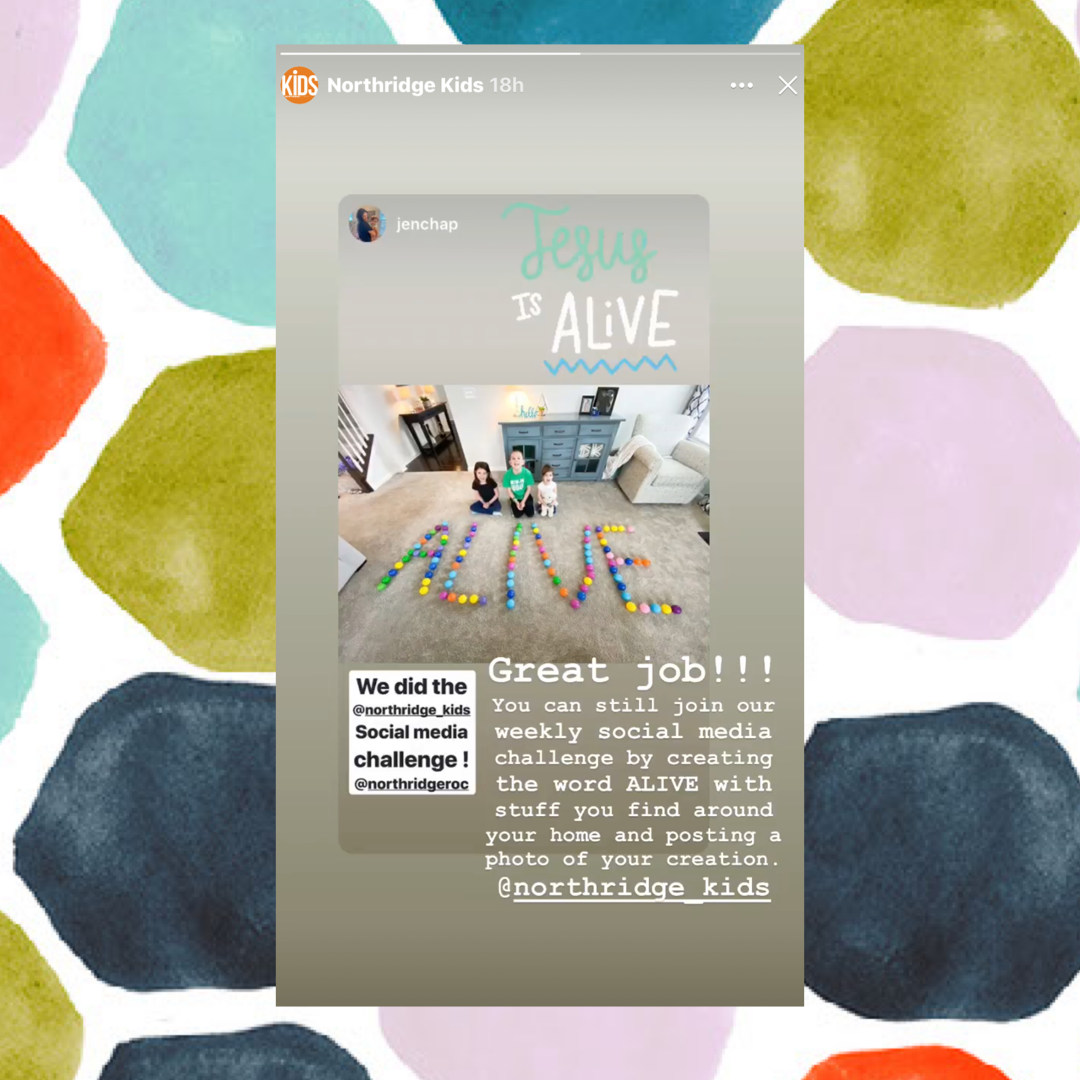 Parent Cue: week of April 19th