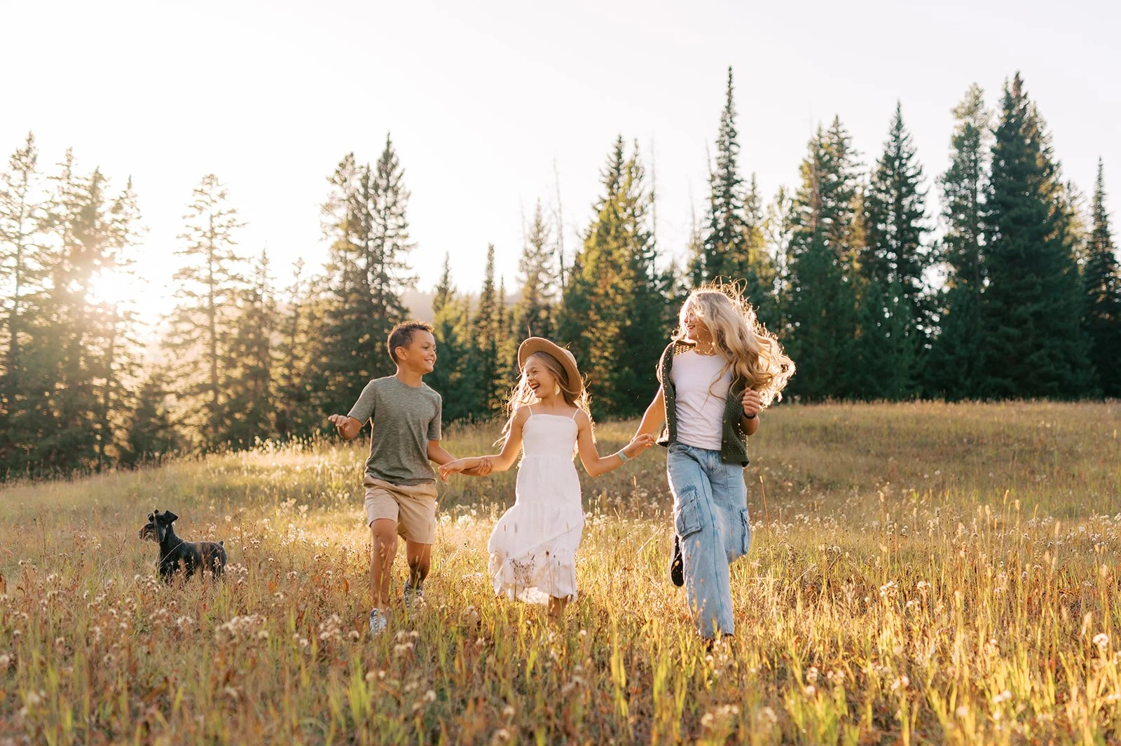 Bozeman, Montana Family Photographer. Hyalite Canyon family session \