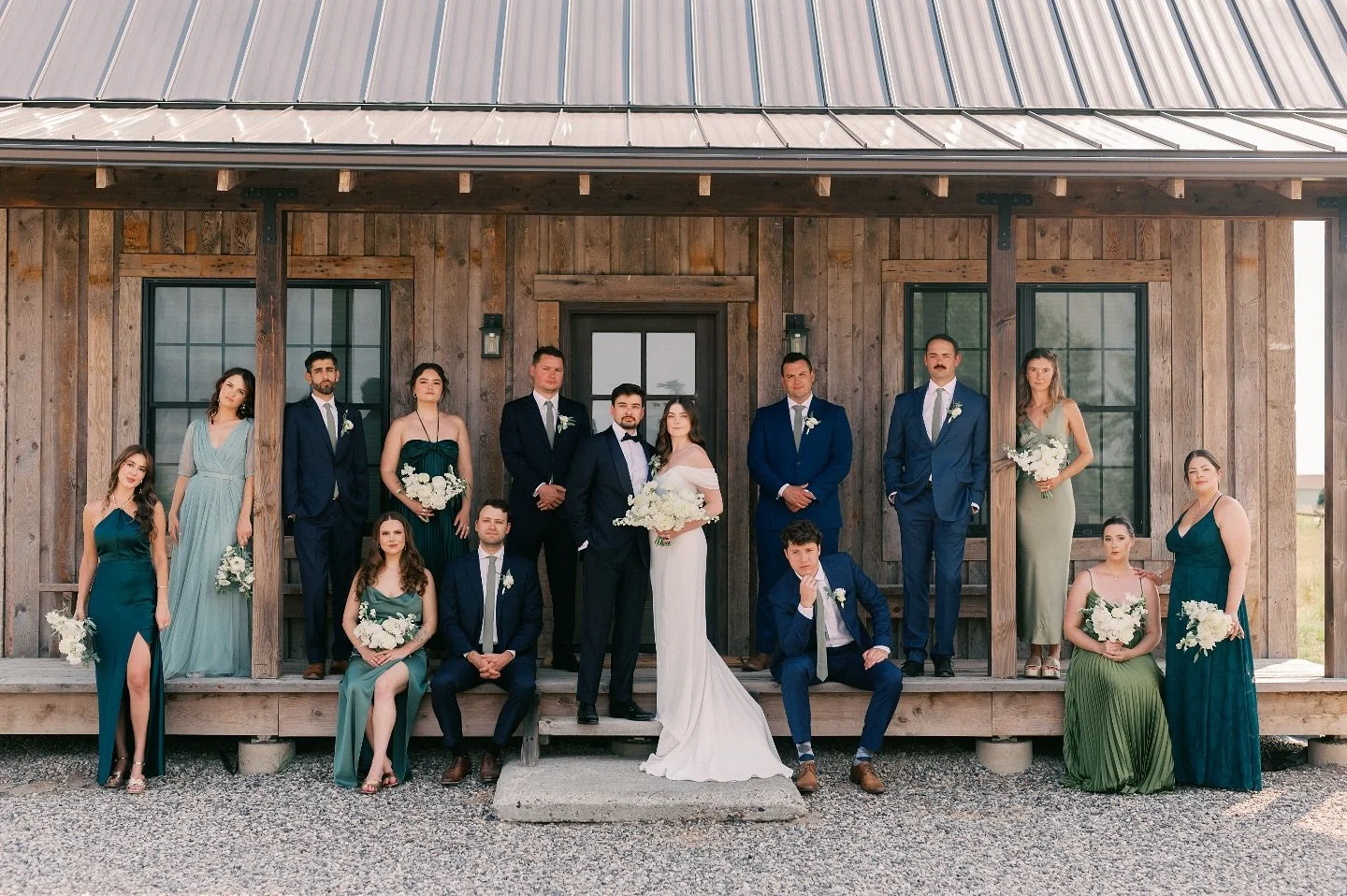 ✨When the wedding party understands the assignment ✨