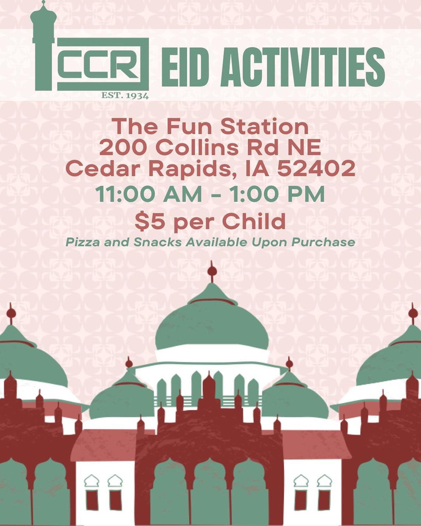 Eid joy is in the air! Gather your little ones for a day filled with fun and treats at The Fun Station this Wednesday, April 10th from 11 AM to 1 PM. ☀️ 🎈 

Let&rsquo;s make this Eid unforgettable! #EidCelebration #eidulfitr🎉