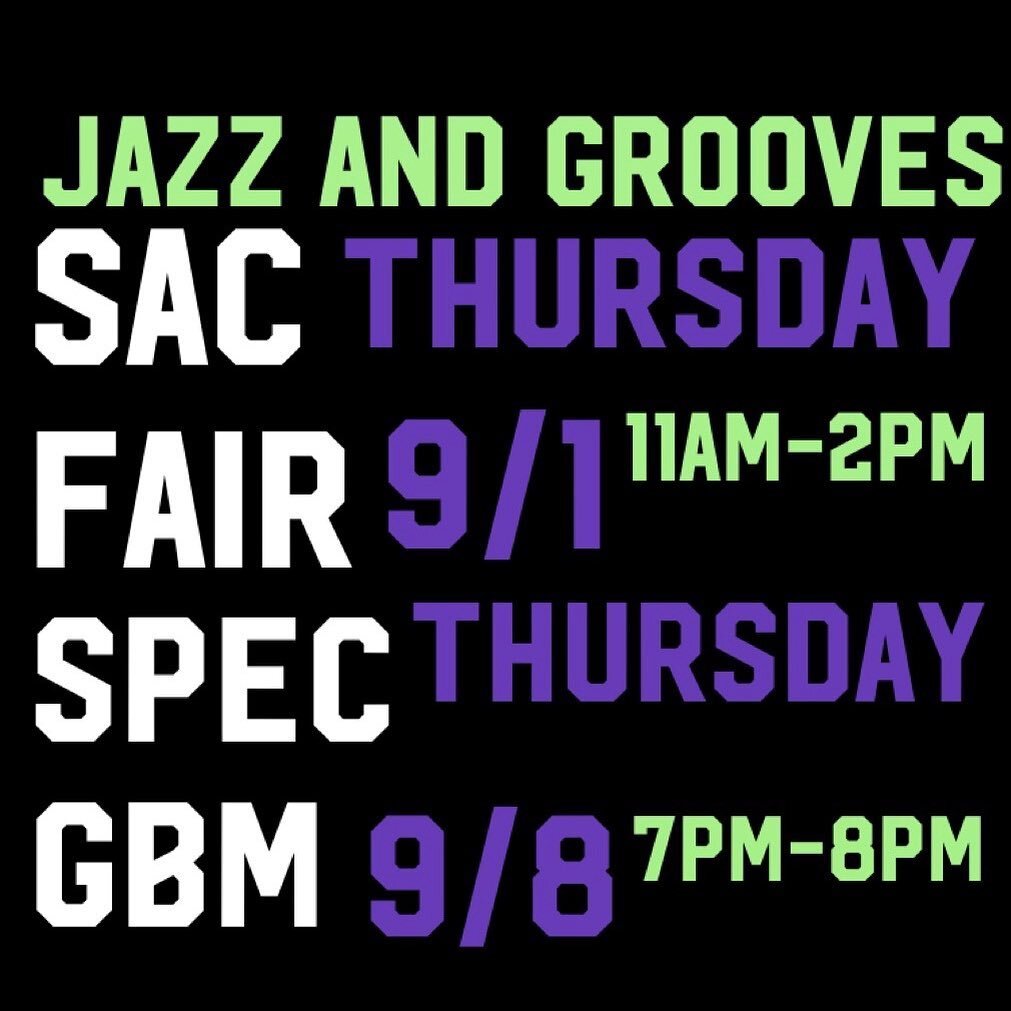 j&amp;g is BACK AND BETTER THAN EVER!!! catch us at sac fair TOMORROW and at the spec-wide gbm next thursday, and mark your calendars for our first meeting next sunday! more details coming soon, and as always no application required to join, come vib