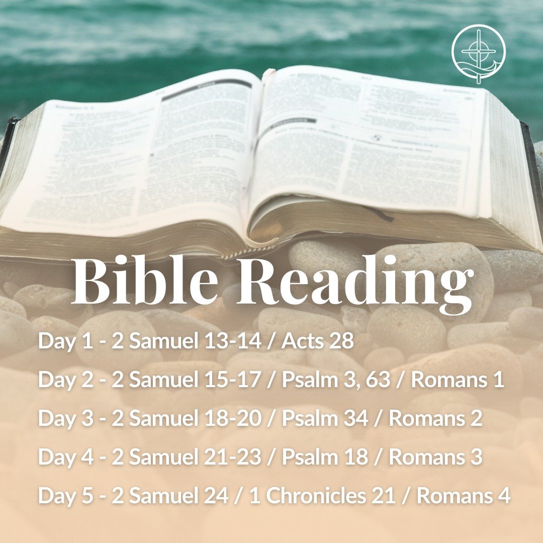 📚 Dive deep into the Scriptures! 🌟 Our Daily Bible Reading plan for the week is here to help guide you!