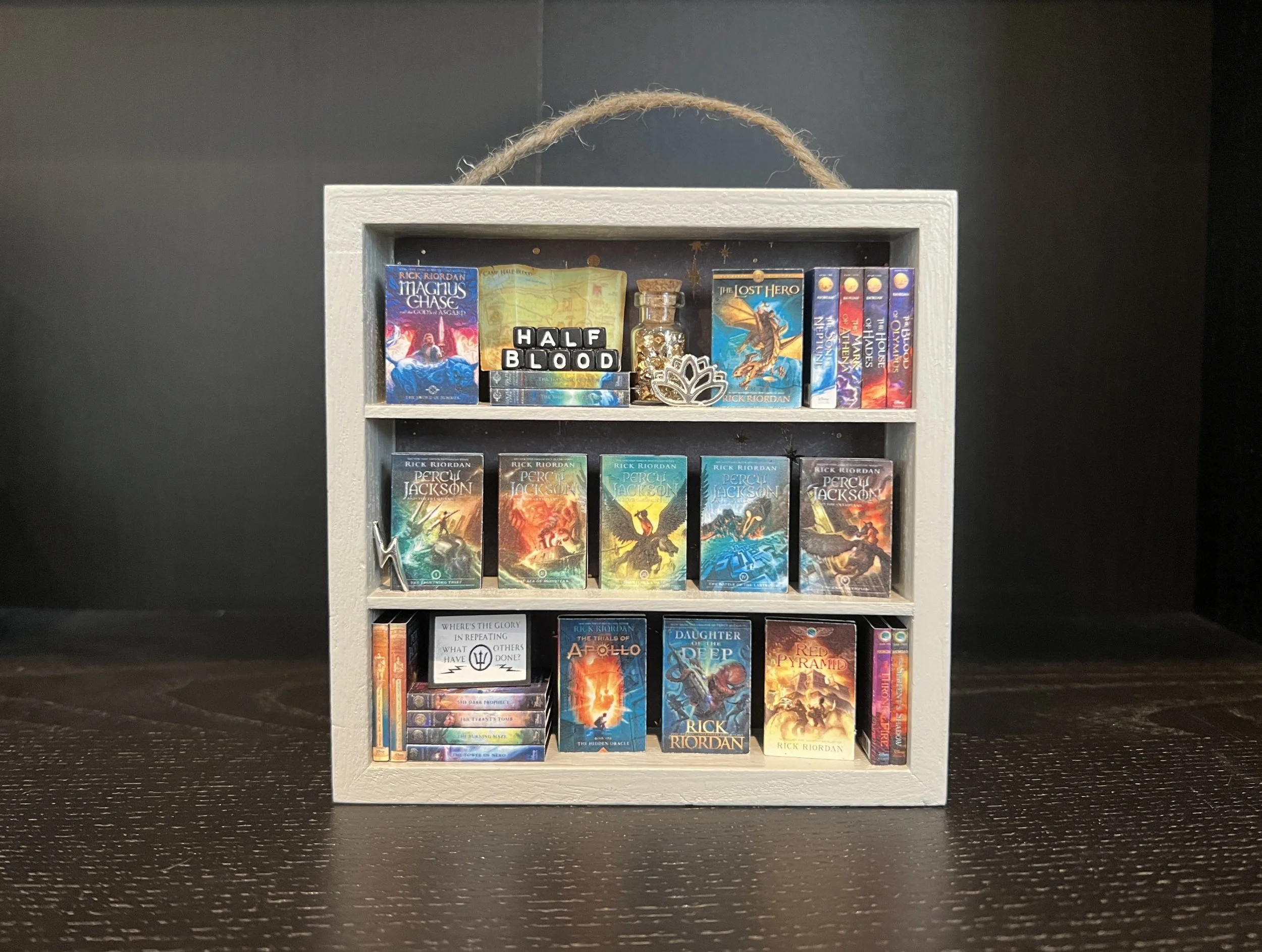 Rick Riordan Miniature Square Shelf