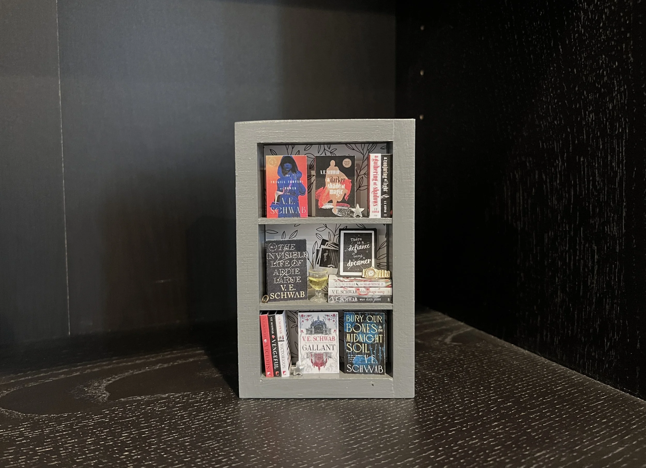 V.E. Schwab Tiny Shelf