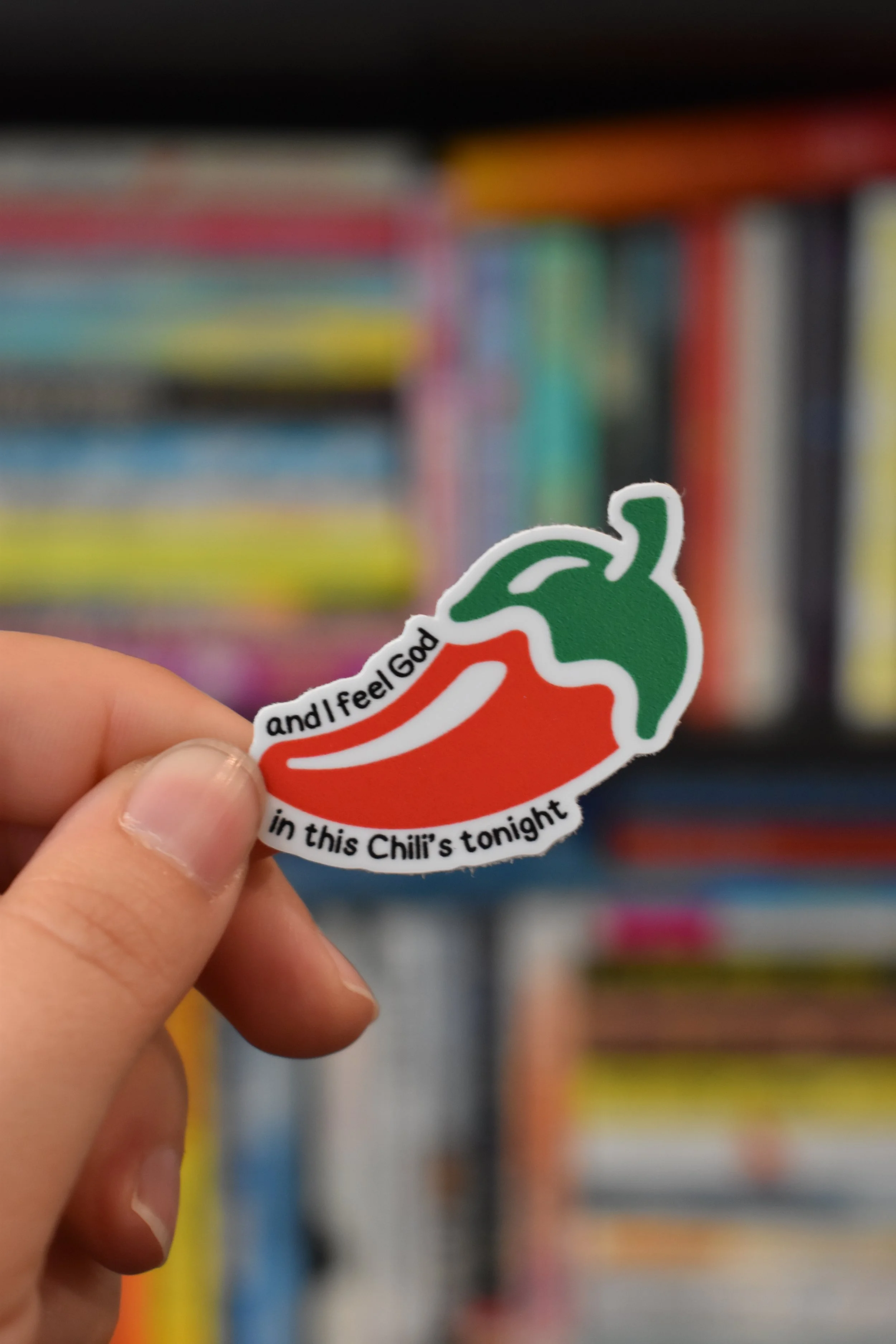God in This Chili's "Office" TV Show Inspired Sticker