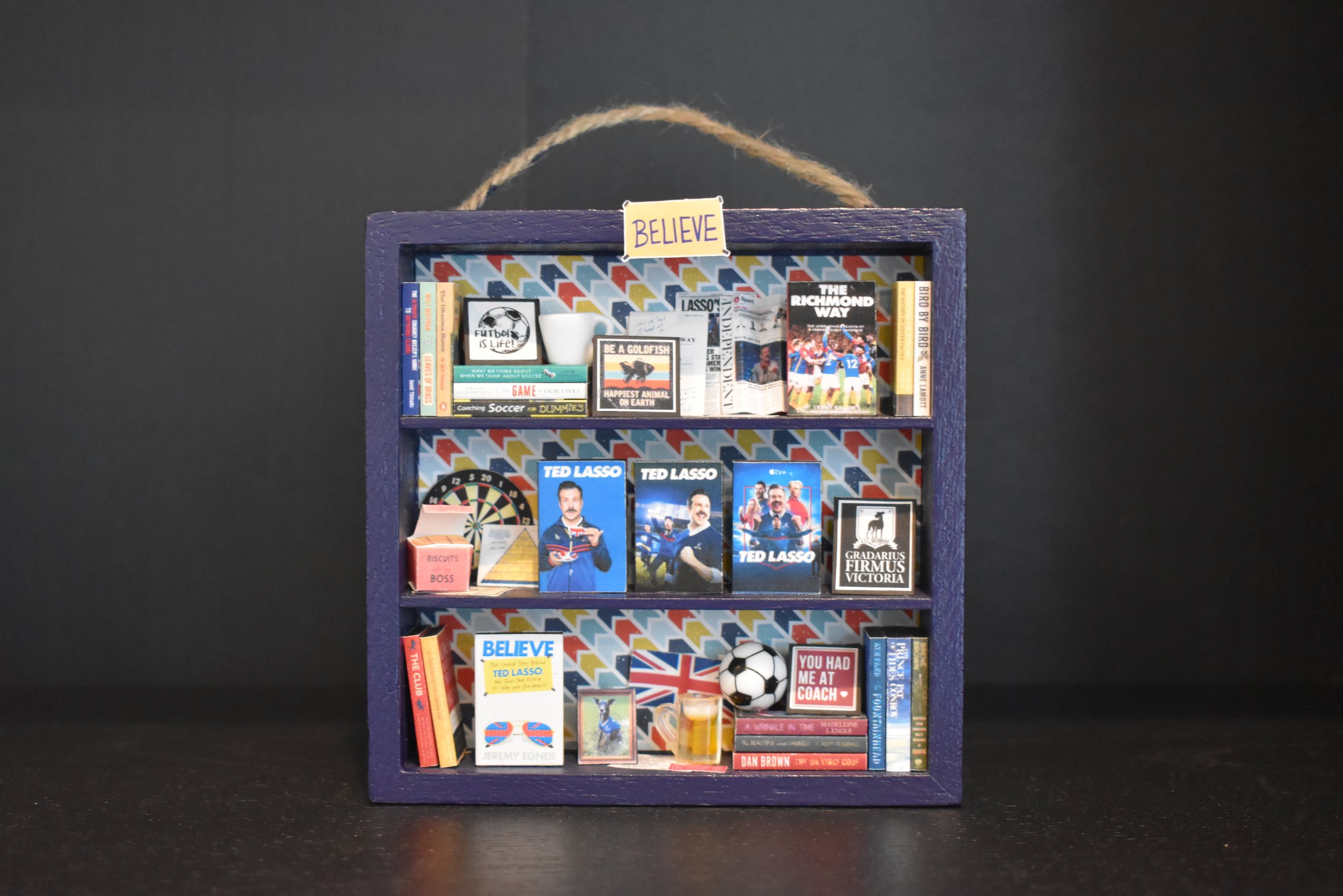Ted Lasso Miniature Square Shelf