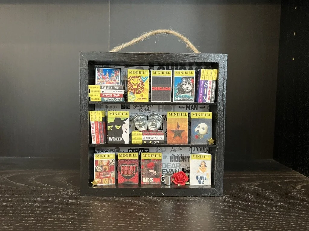 Broadway Musical Minibill Miniature Square Shelf